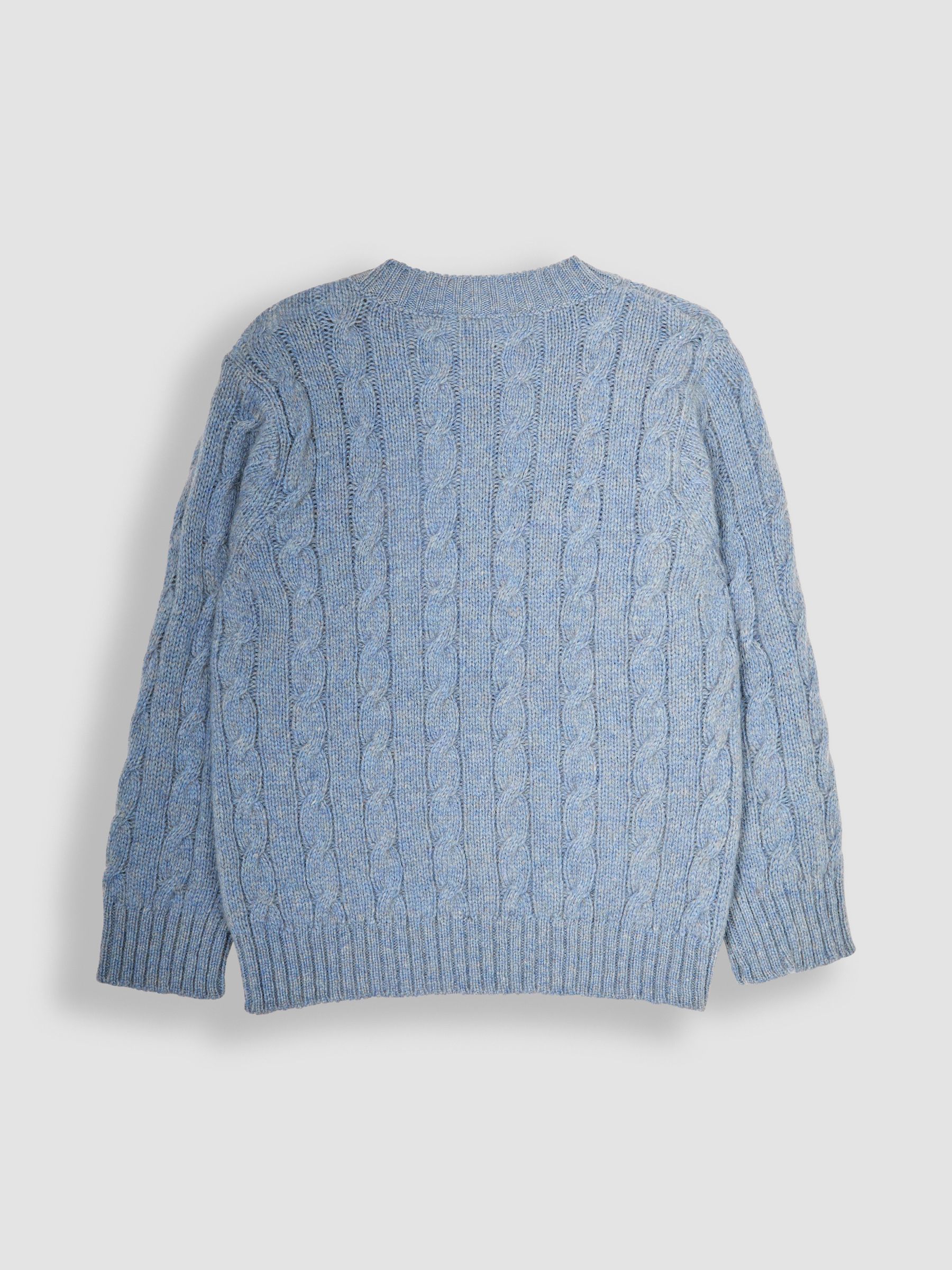 Blue Cable Jumper - Image 2 of 3