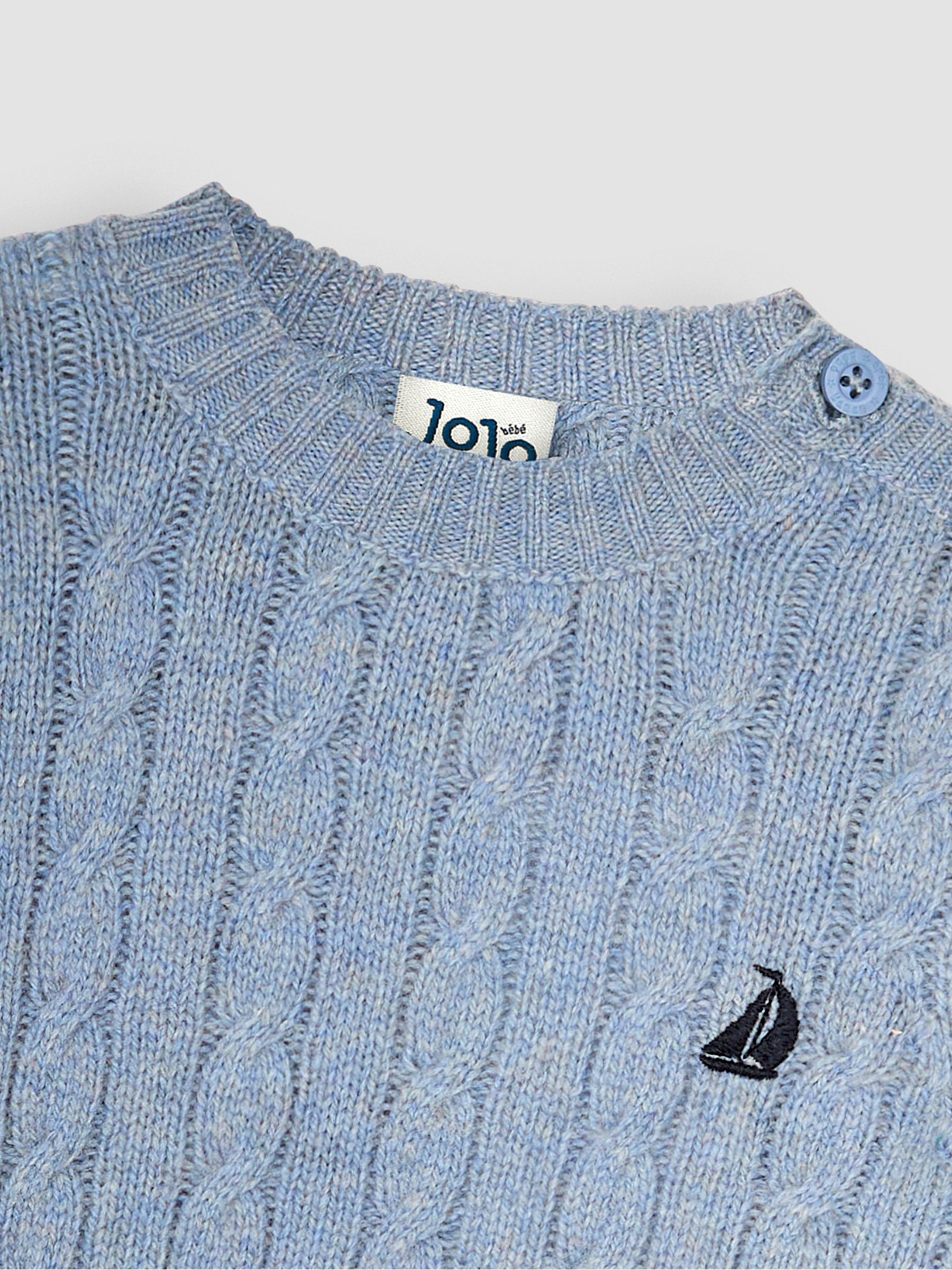 Blue Cable Jumper - Image 3 of 3