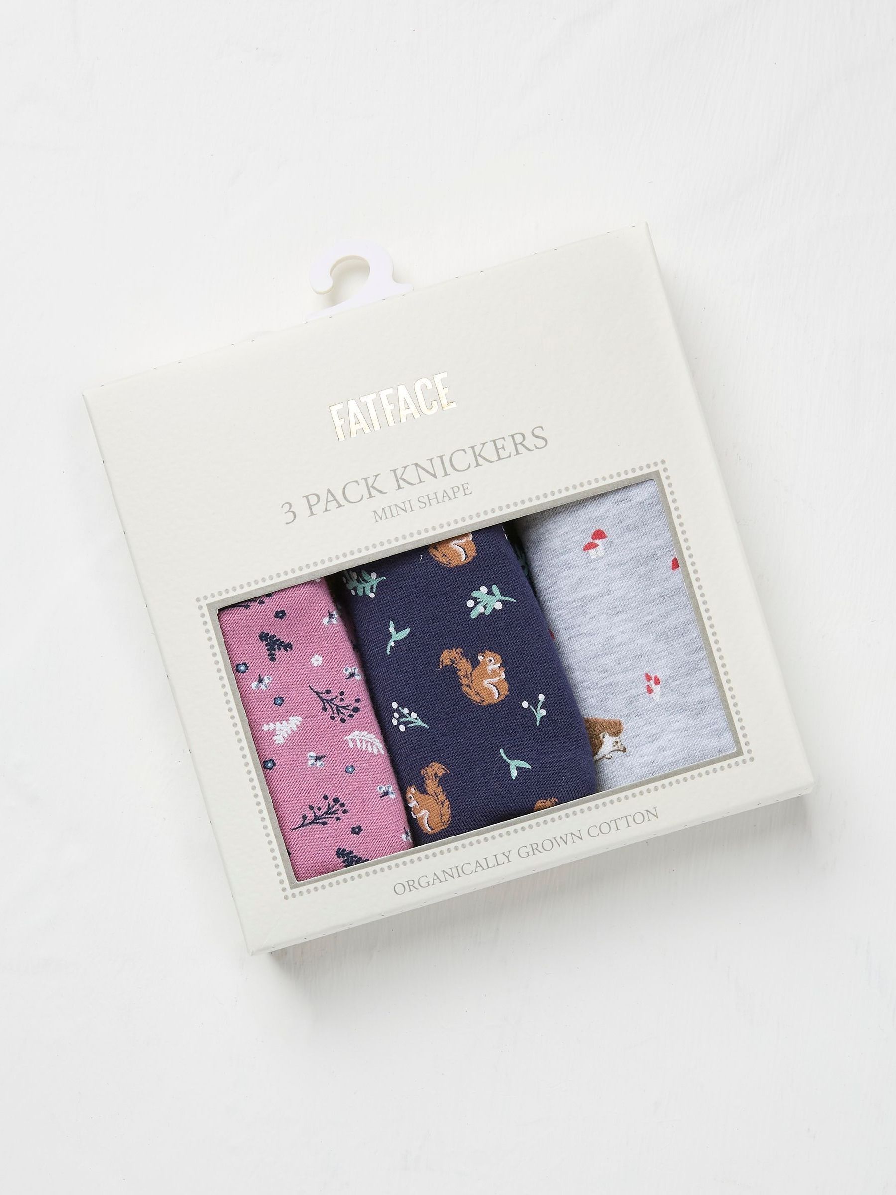 Multi Woodland Mini Knickers 3 Pack - Image 2 of 2