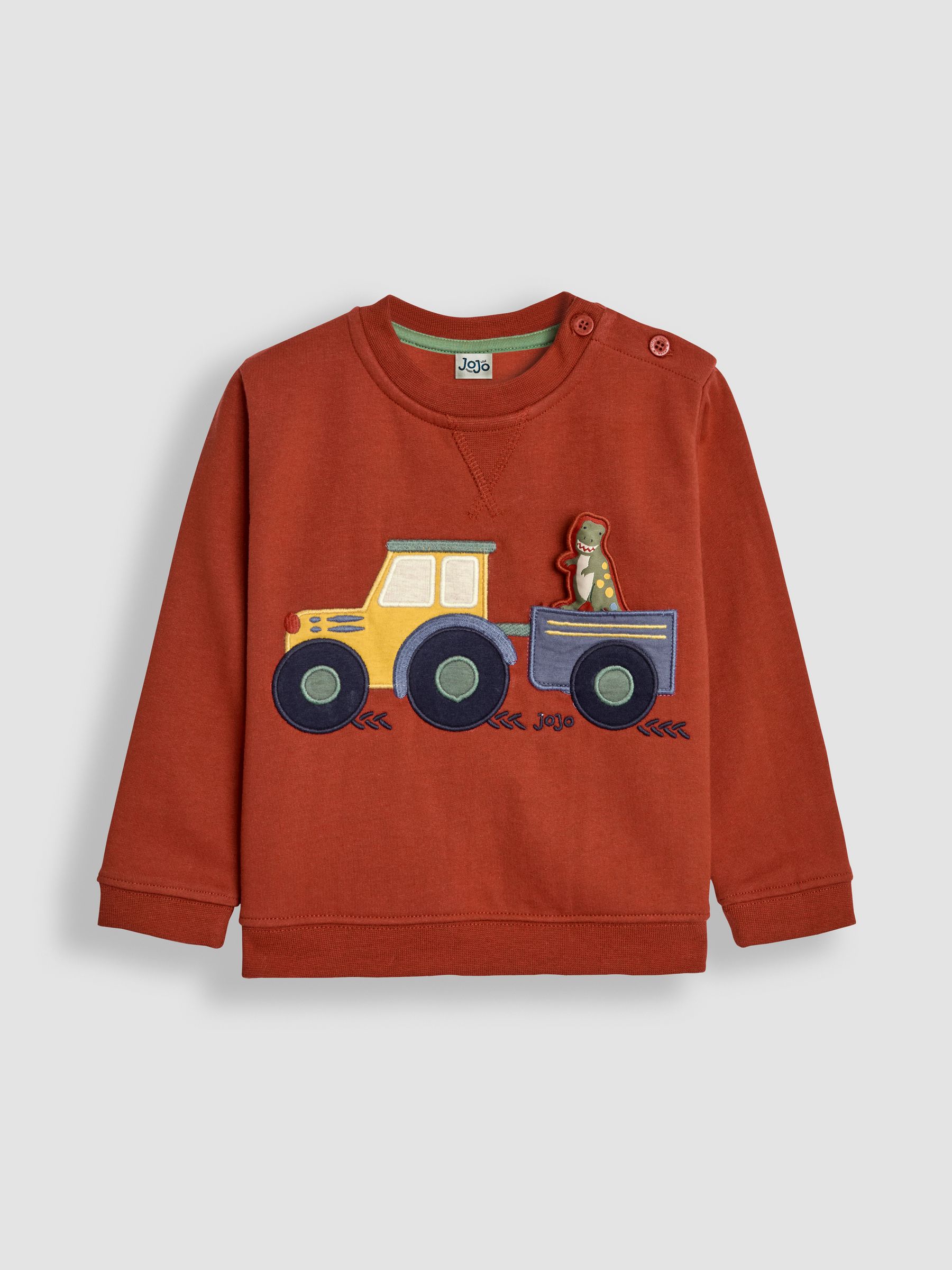 Rust Appliqué Sweatshirt - Image 1 of 3