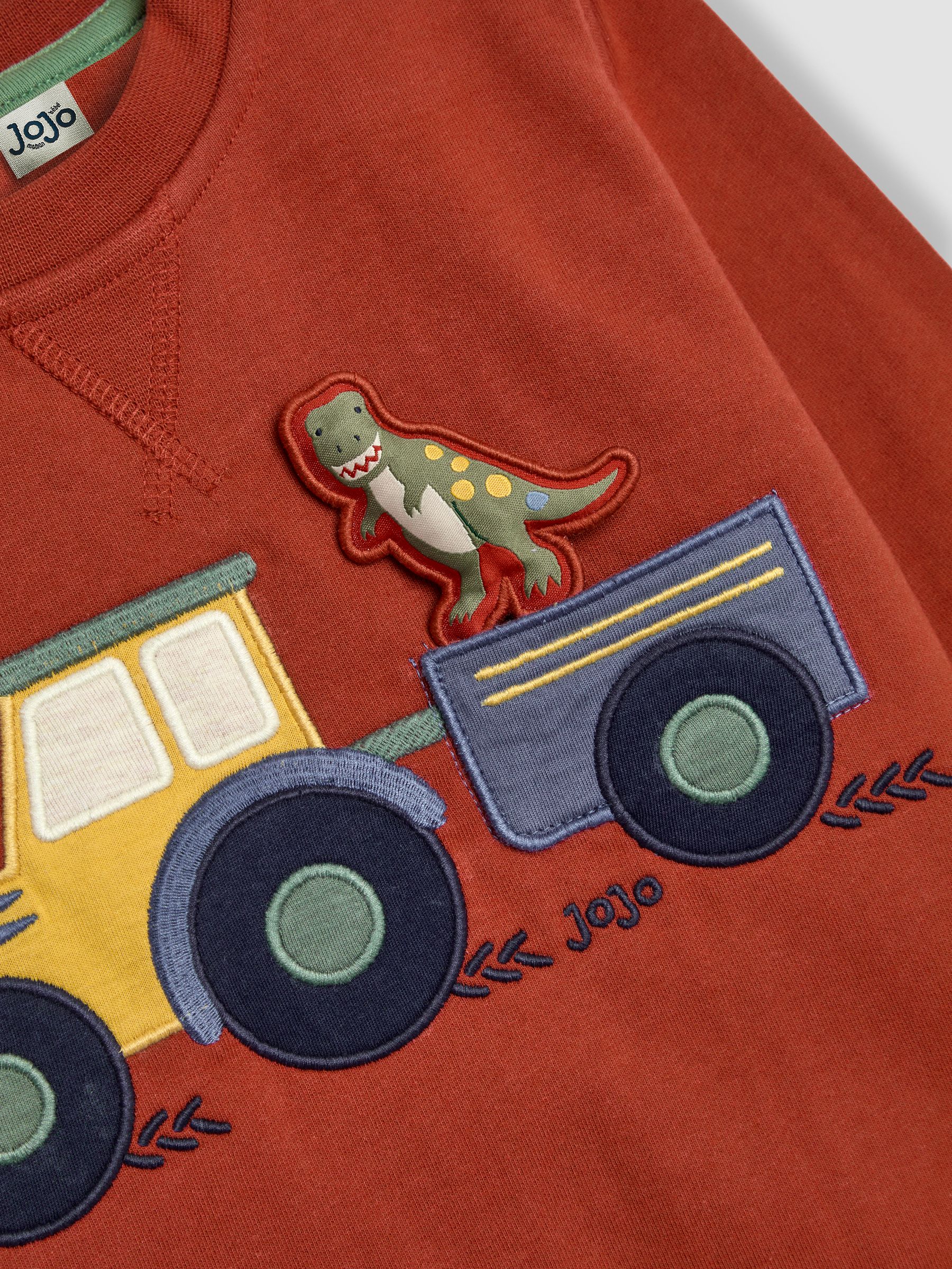 Rust Appliqué Sweatshirt - Image 3 of 3