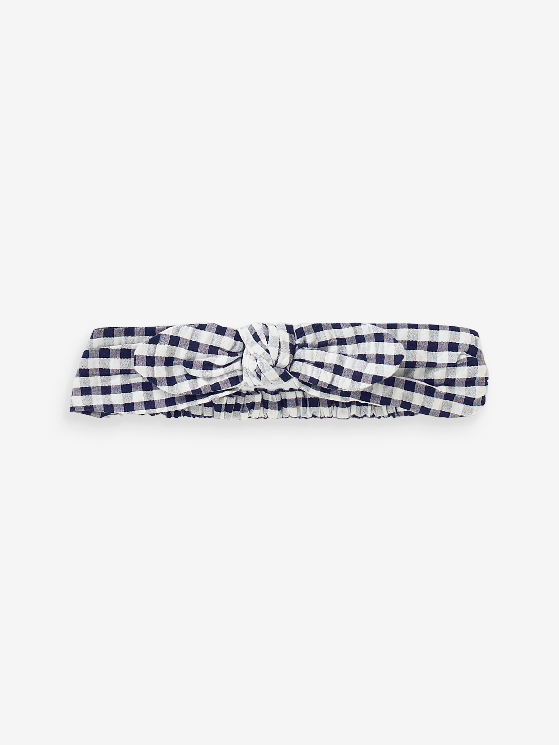 Black/White Brannan Bear Gingham Baby Dress & Headband Set (Newborn-24mths) - Image 4 of 7