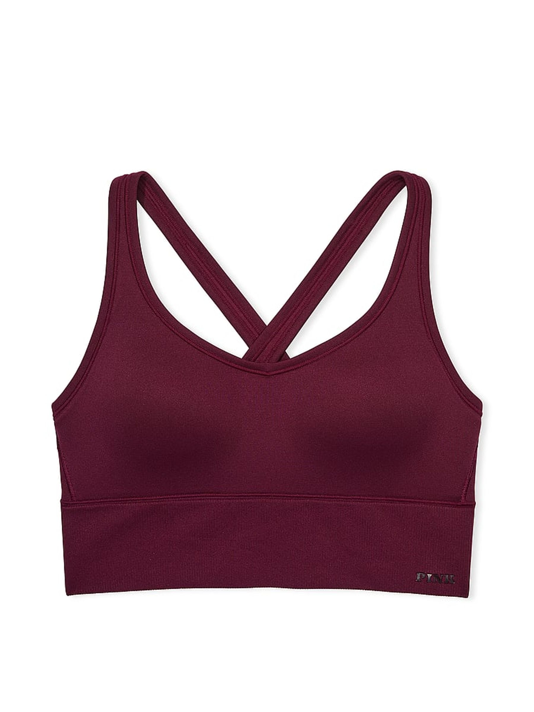 Purple Rose Seamless Sports Bra Top - Image 3 of 3