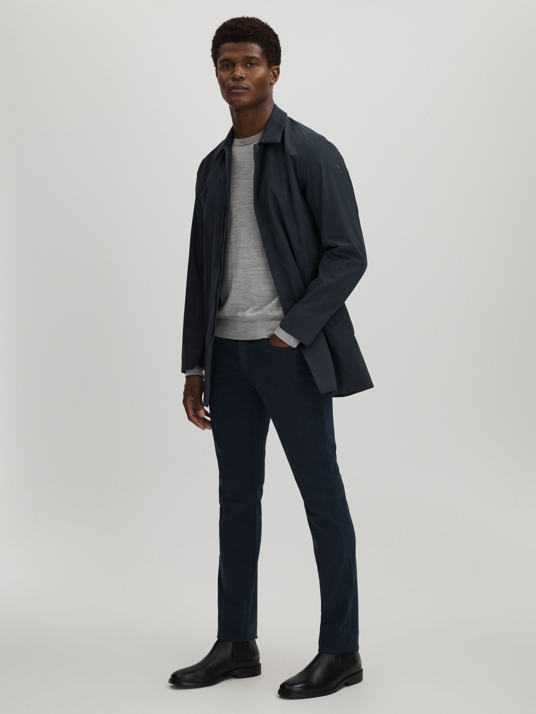 Scandinavian Edition Wind and Waterproof Jacket in Midnight - Image 3 of 6