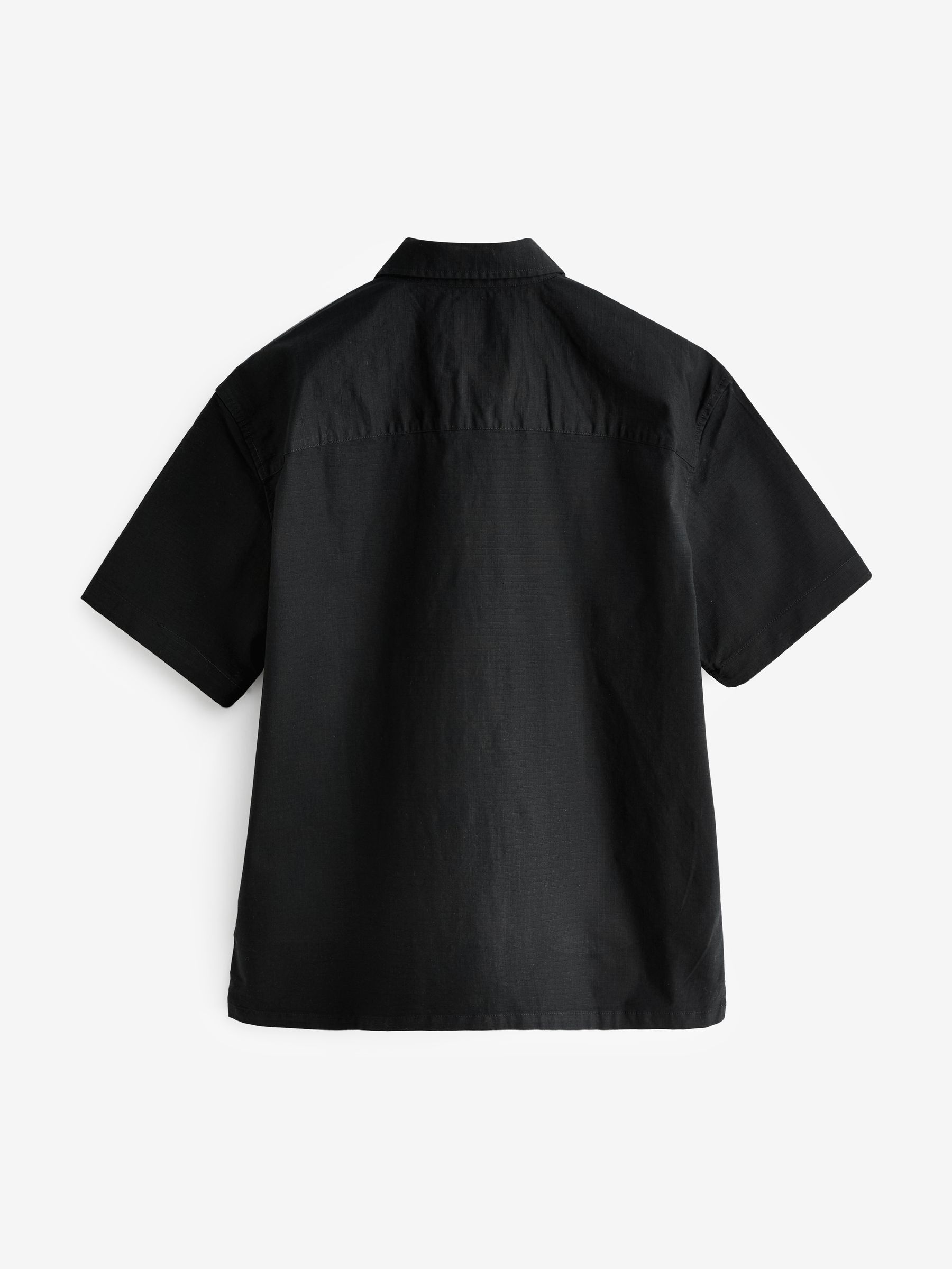 Black Ripstop Short Sleeve Shirt - Image 6 of 6