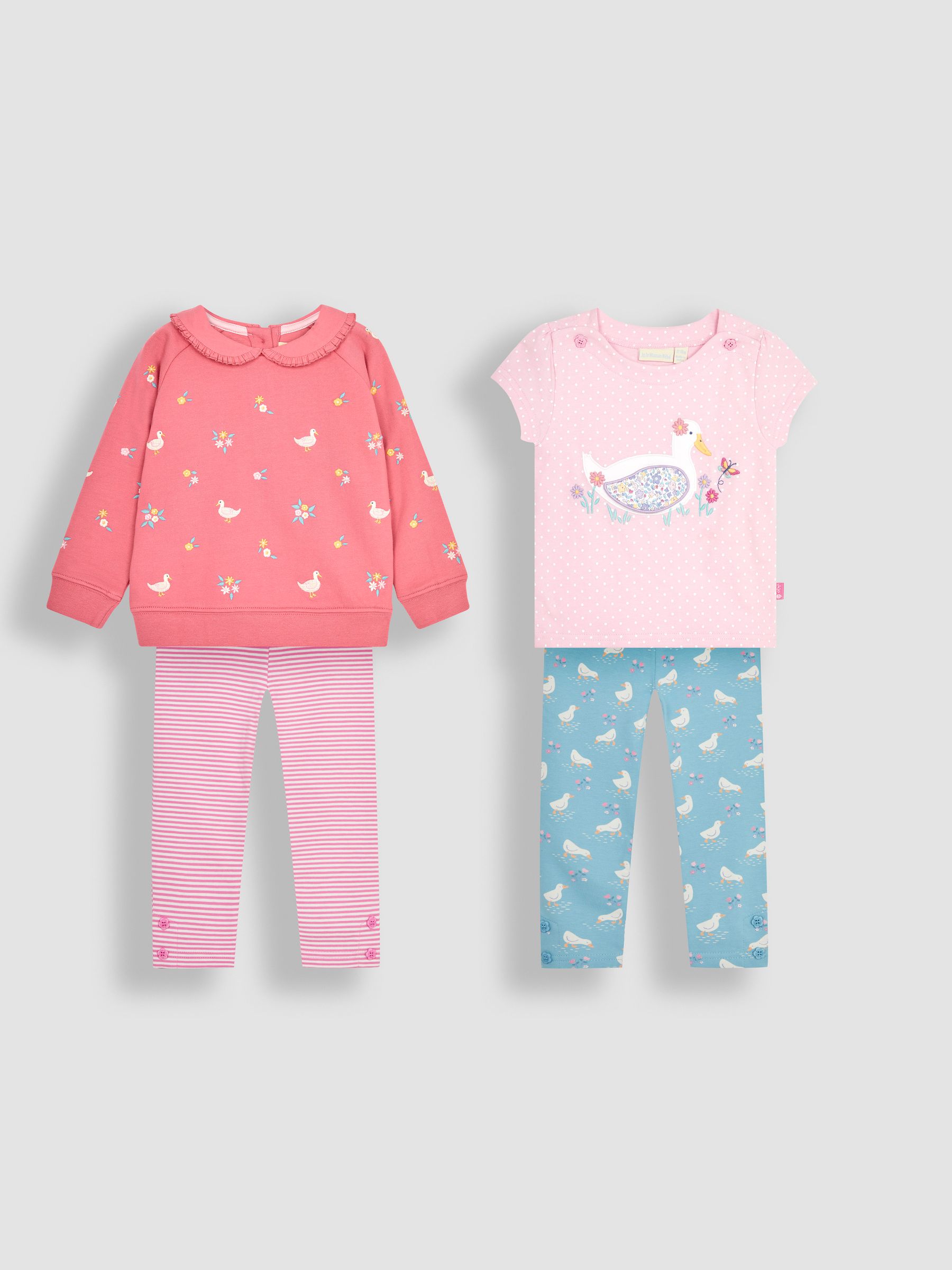Pink 4-Piece Duck Favourites Pack Set - Image 1 of 1