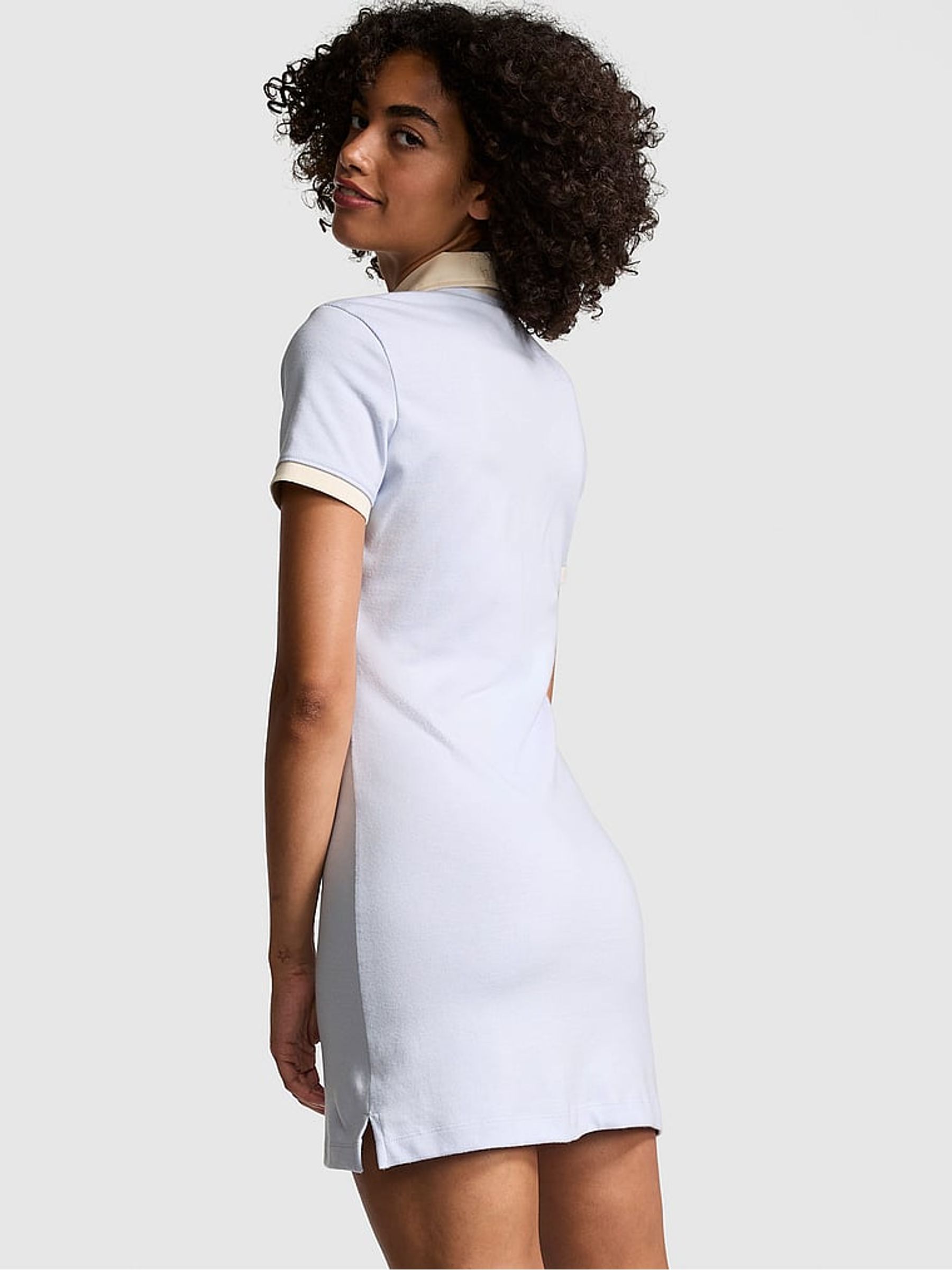 Hydrangea Blue Short Sleeve Rugby Dress - Image 2 of 3