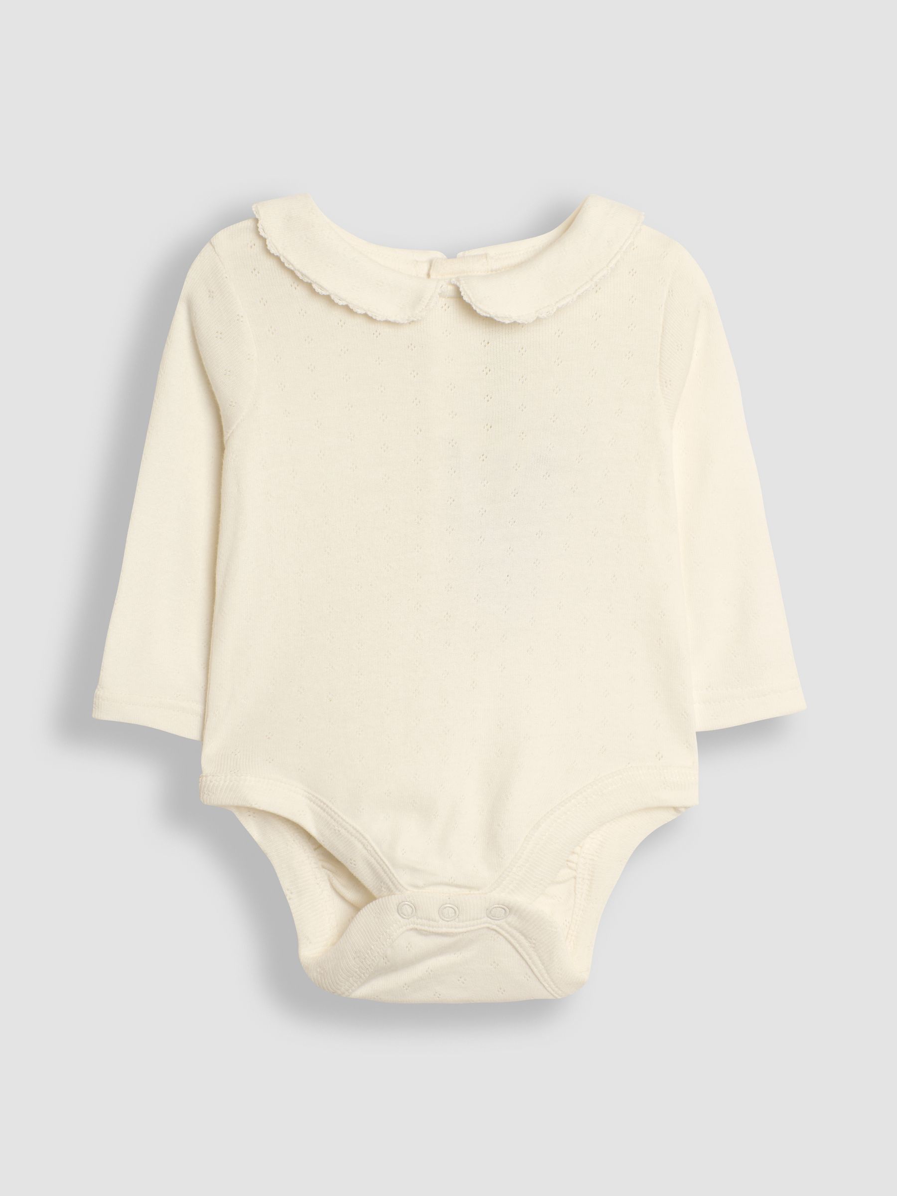 Mustard Yellow Duck Cord Embroidered Baby Dress & Body Set - Image 4 of 6