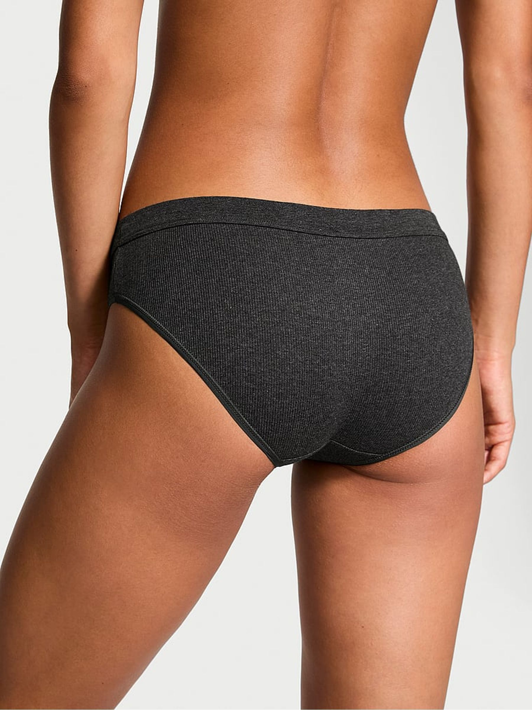 Charcoal Grey Hipster Knickers - Image 2 of 3