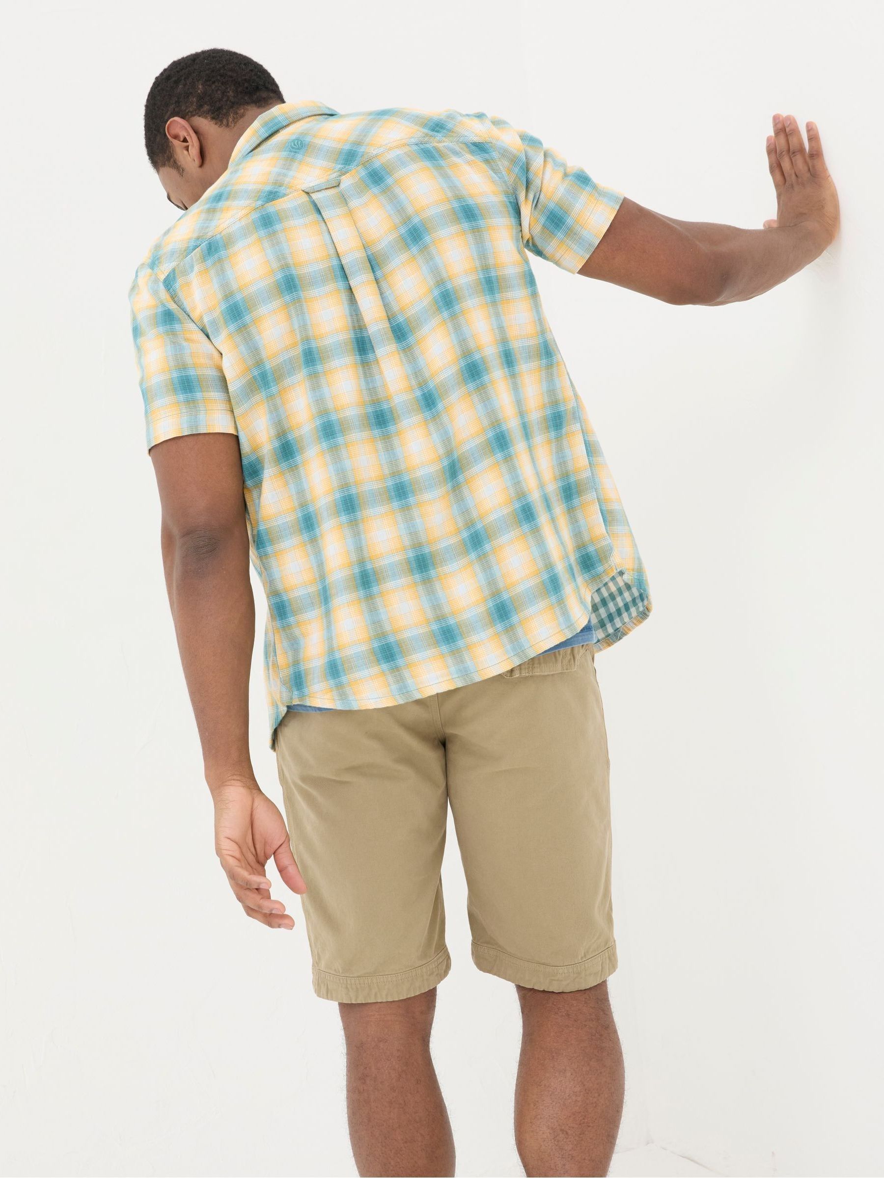 Yellow Short Sleeve Chatley Check Shirt - Image 2 of 5