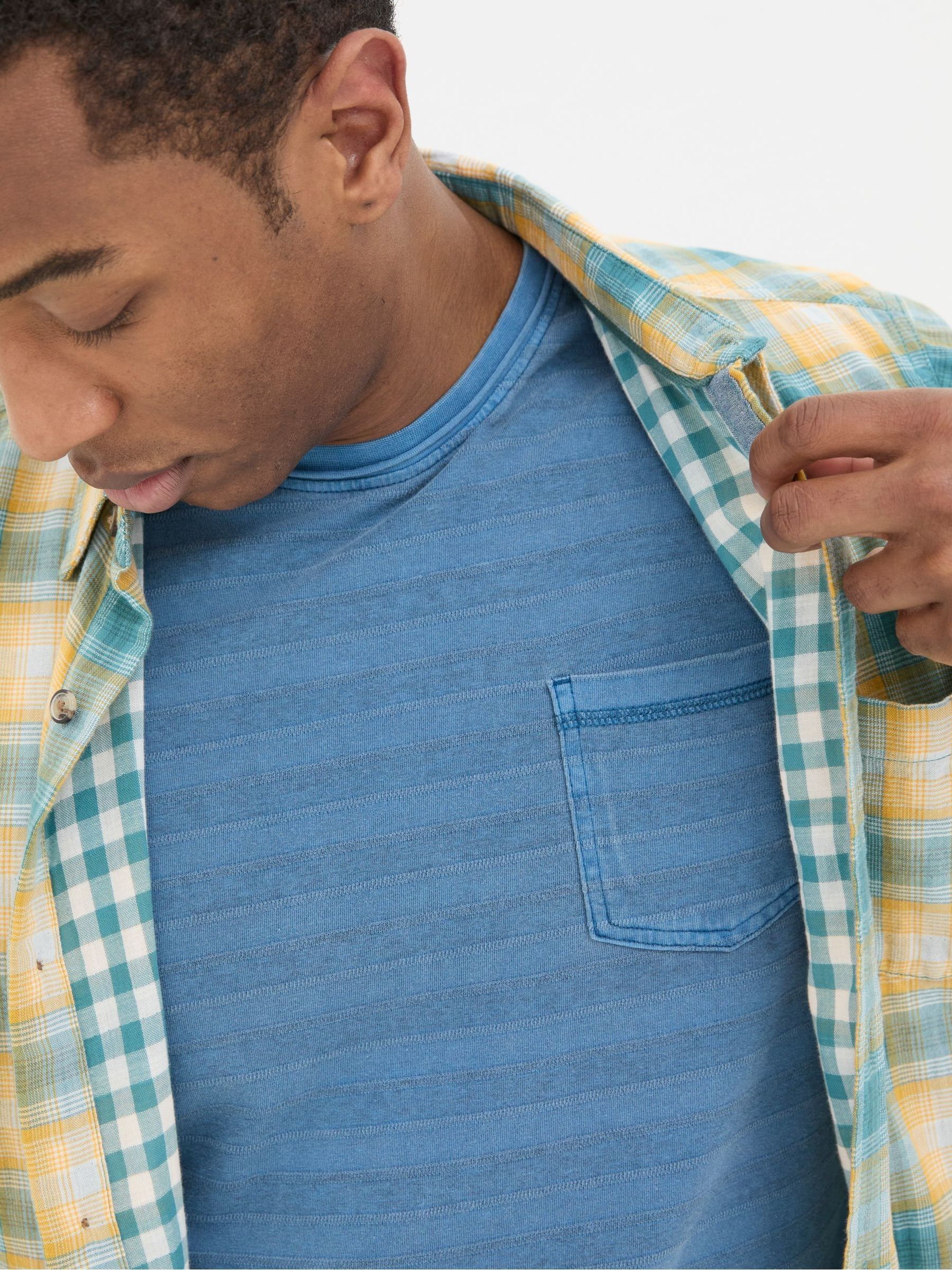Yellow Short Sleeve Chatley Check Shirt - Image 3 of 5