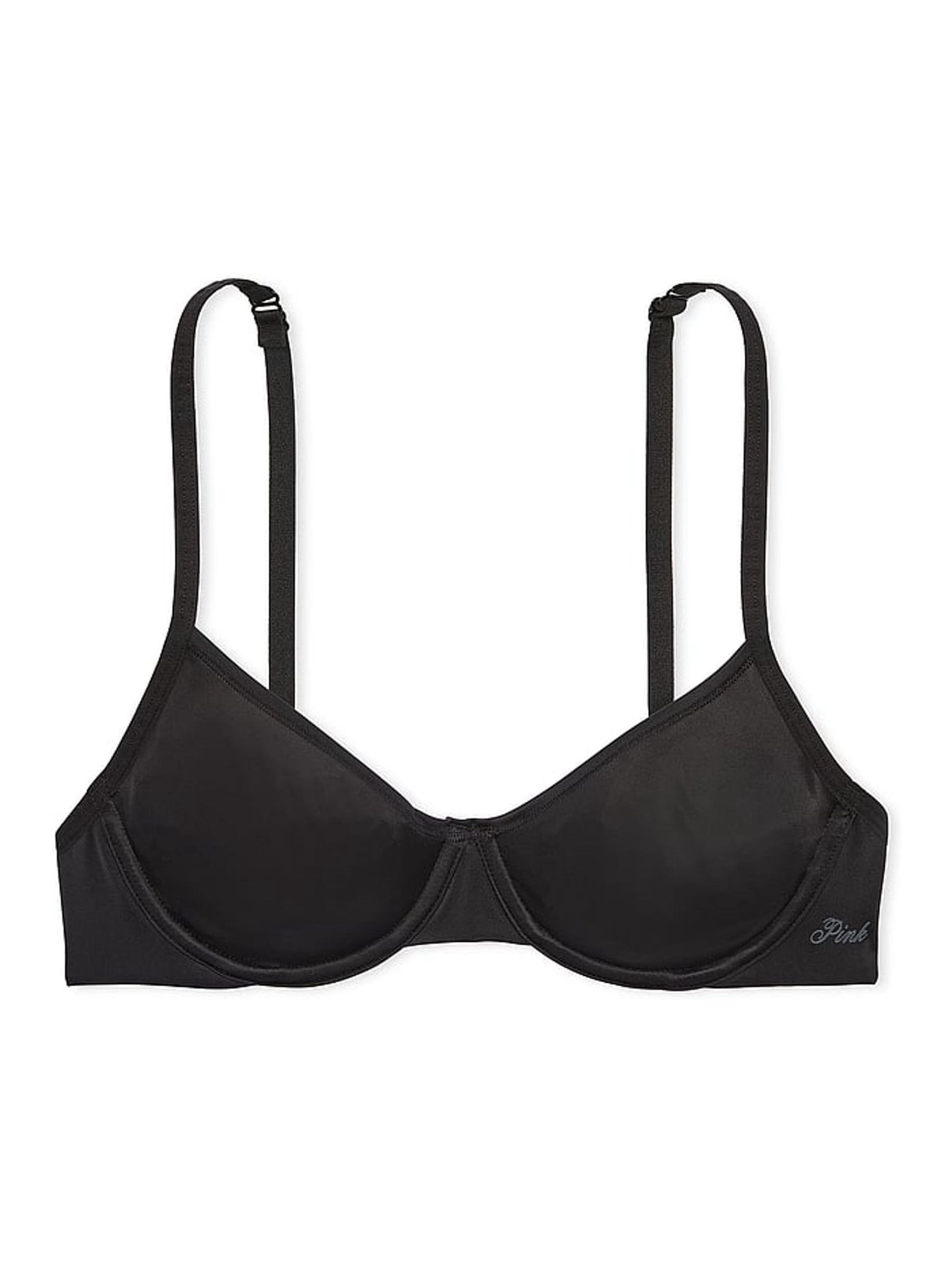 Black Soft Stretch Unlined Scoop Bra - Image 3 of 3