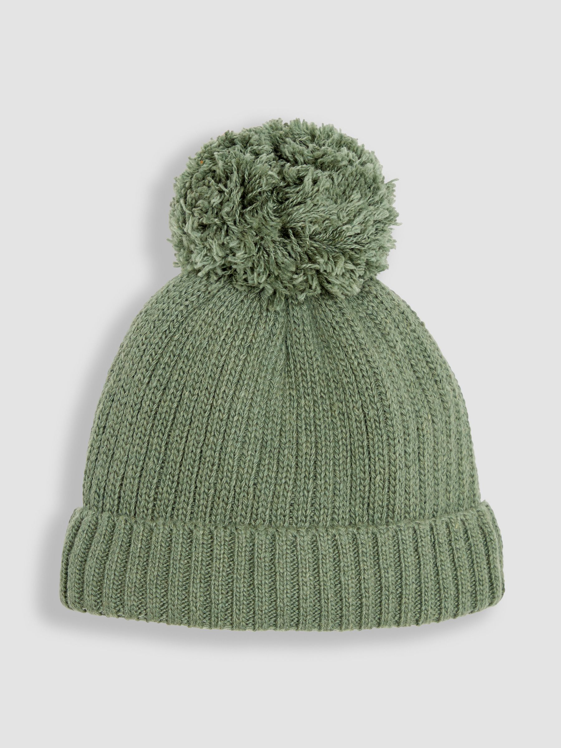 Khaki Rib Hat And Gloves Set - Image 2 of 4