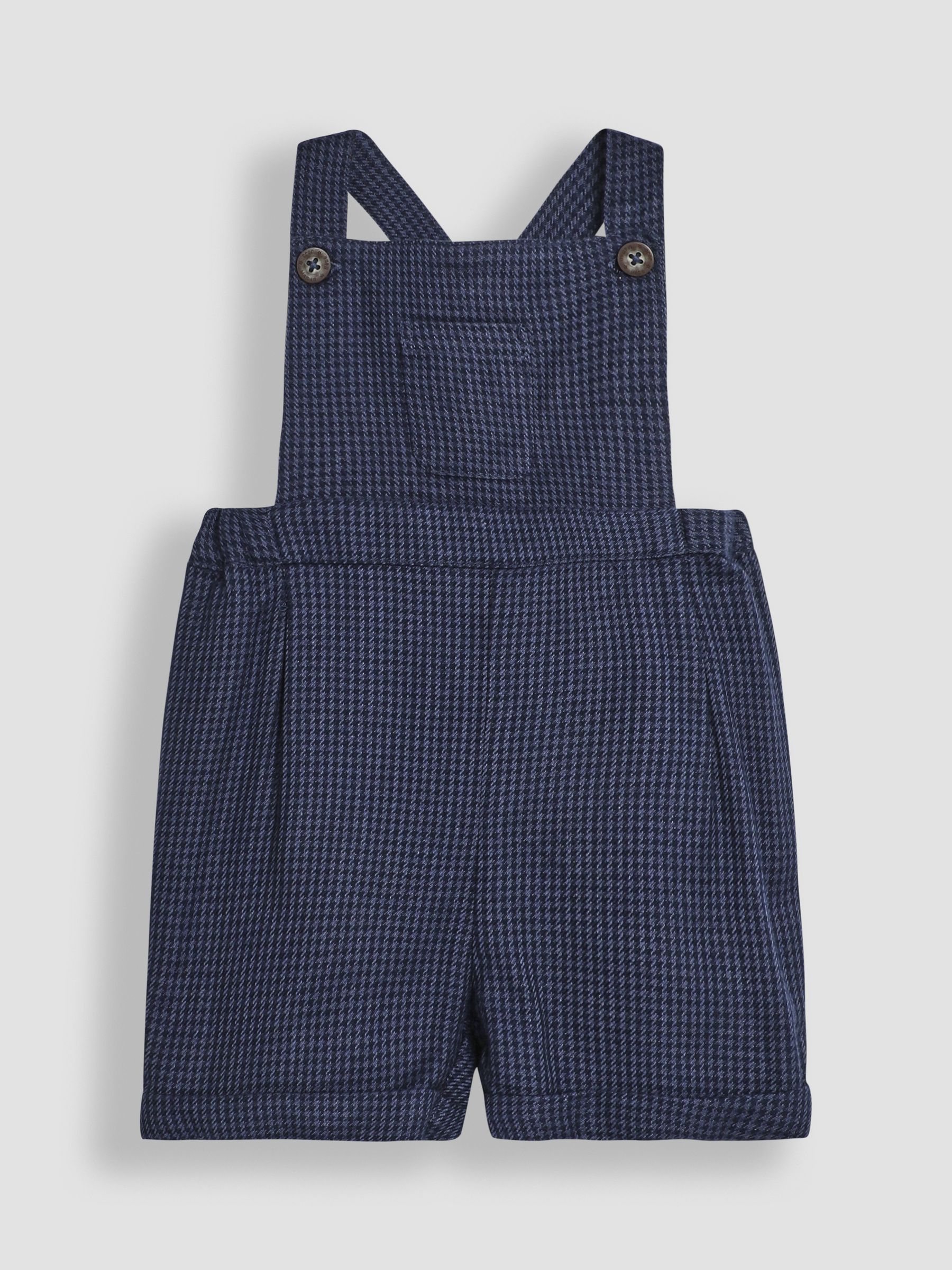 Navy Houndstooth Dungarees And Tops Set - Image 2 of 6