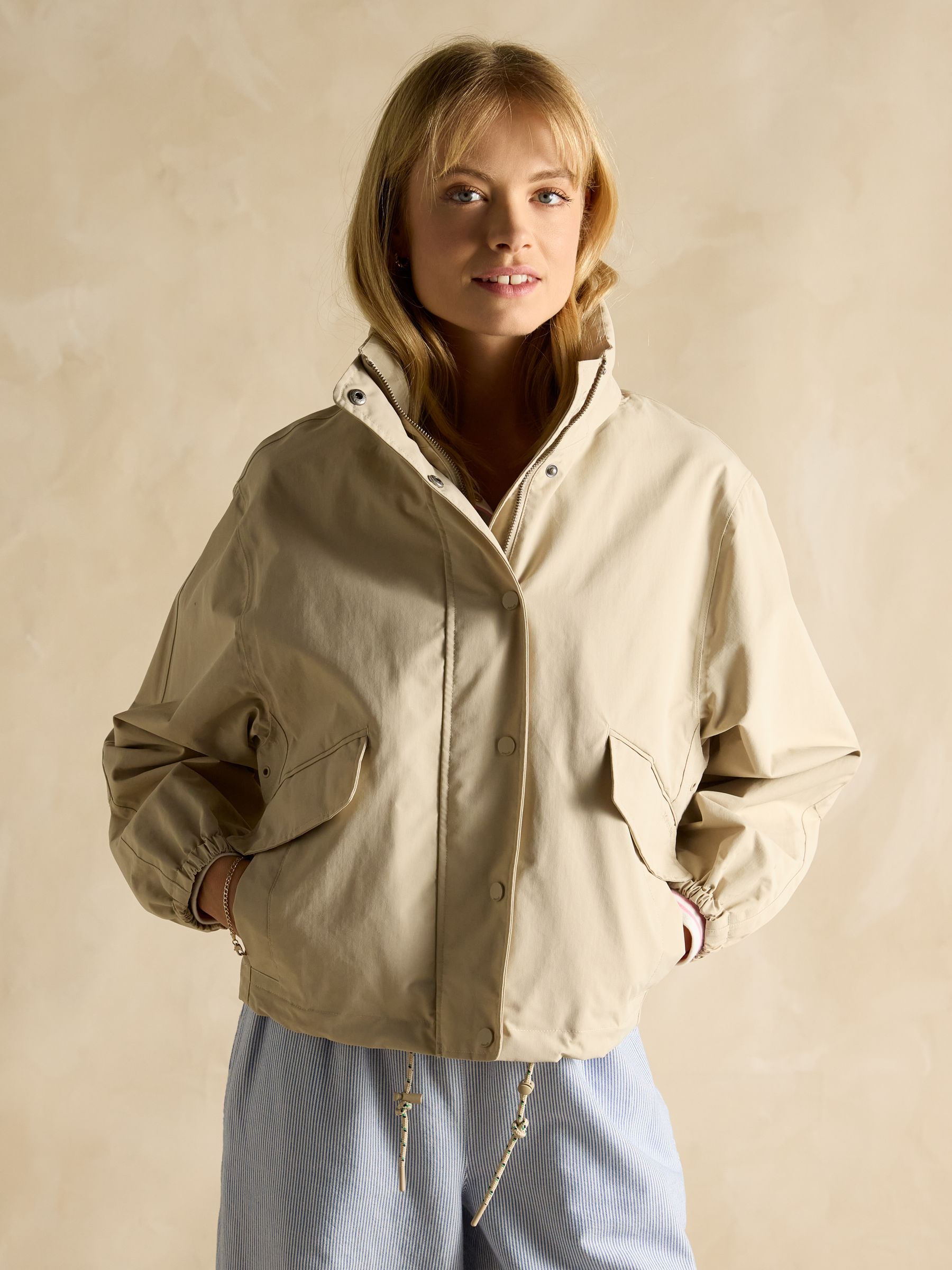Hove Stone Waterproof Windbreaker With Packable Hood - Image 1 of 10