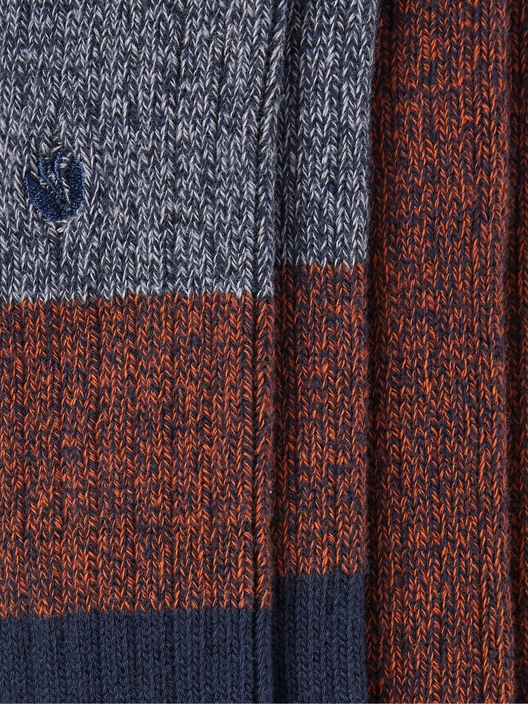 Nathan Blue Geo Socks 2 Pack - Image 2 of 2