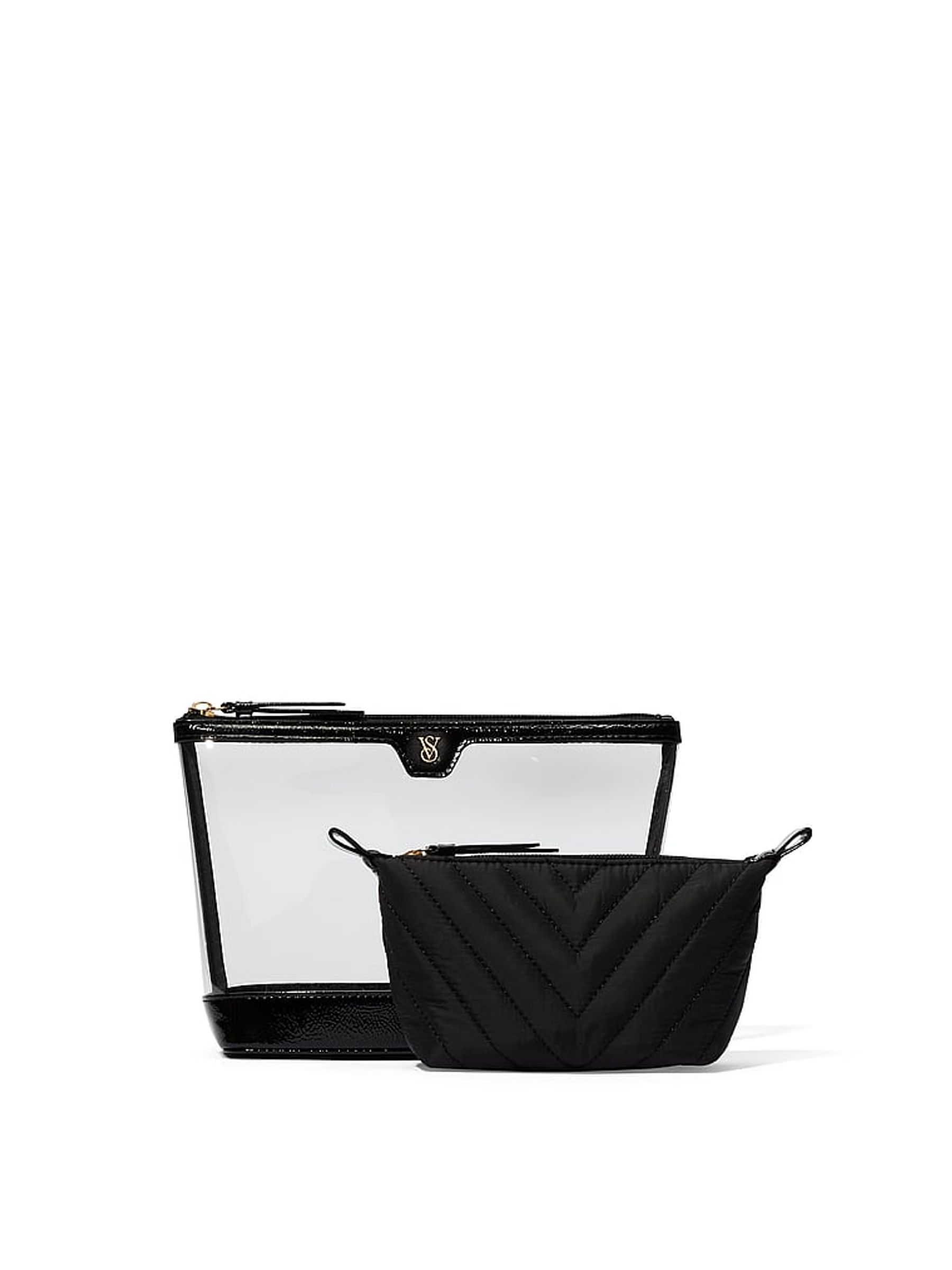 Black AM/PM Makeup Bag Duo - Image 1 of 4