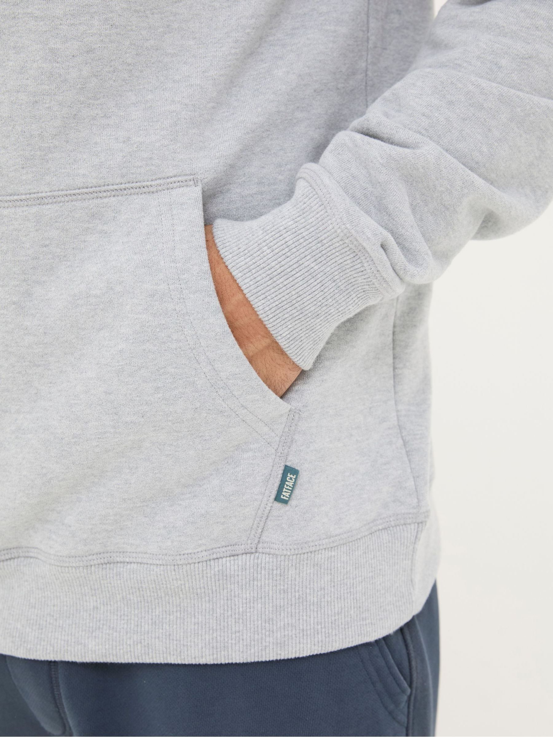 Brooke Orange Cut and Sew Overhead Hoodie - Image 5 of 9