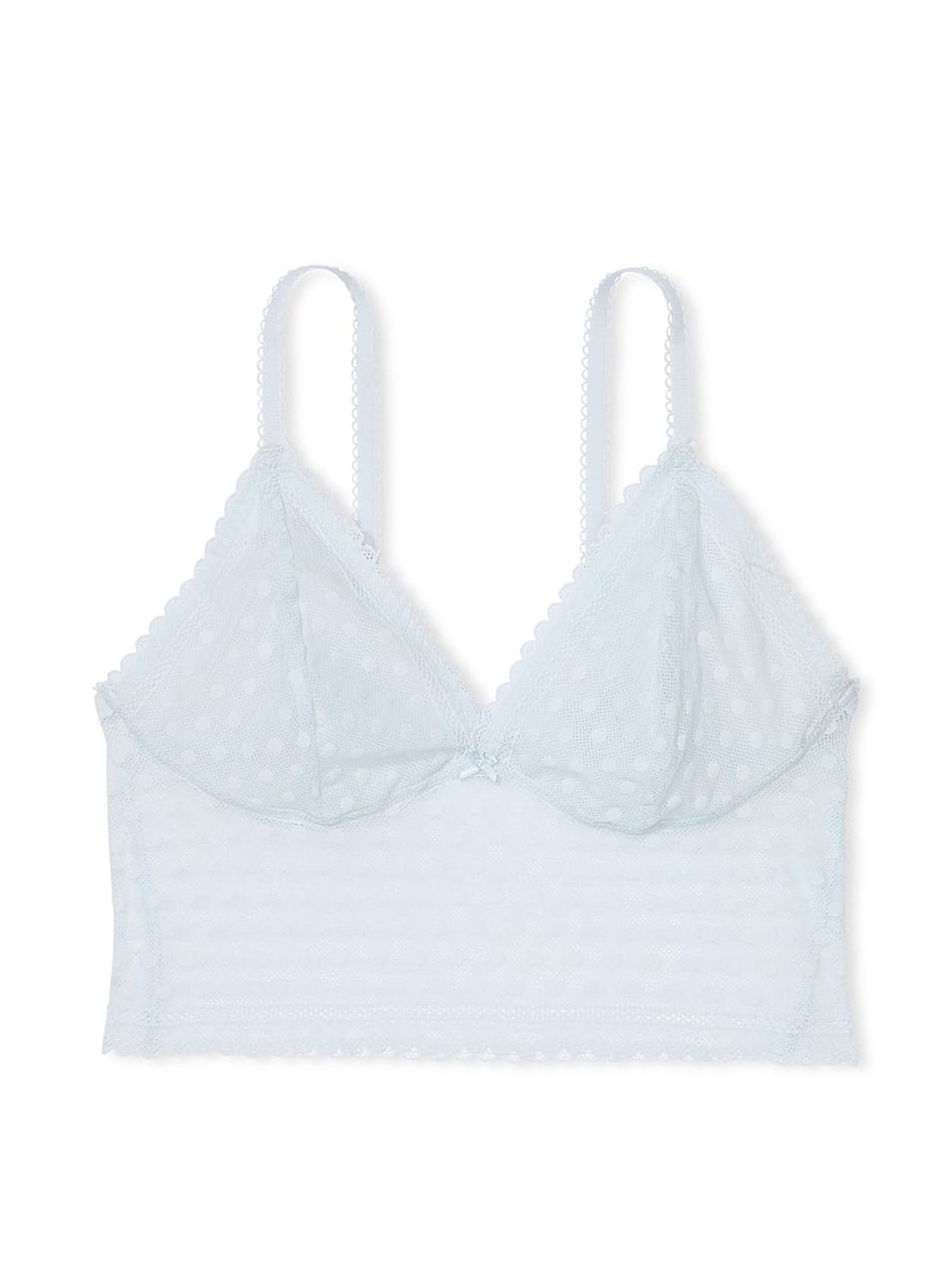 Hydrangea Blue Dainty Dot Lace Bralette - Image 3 of 3