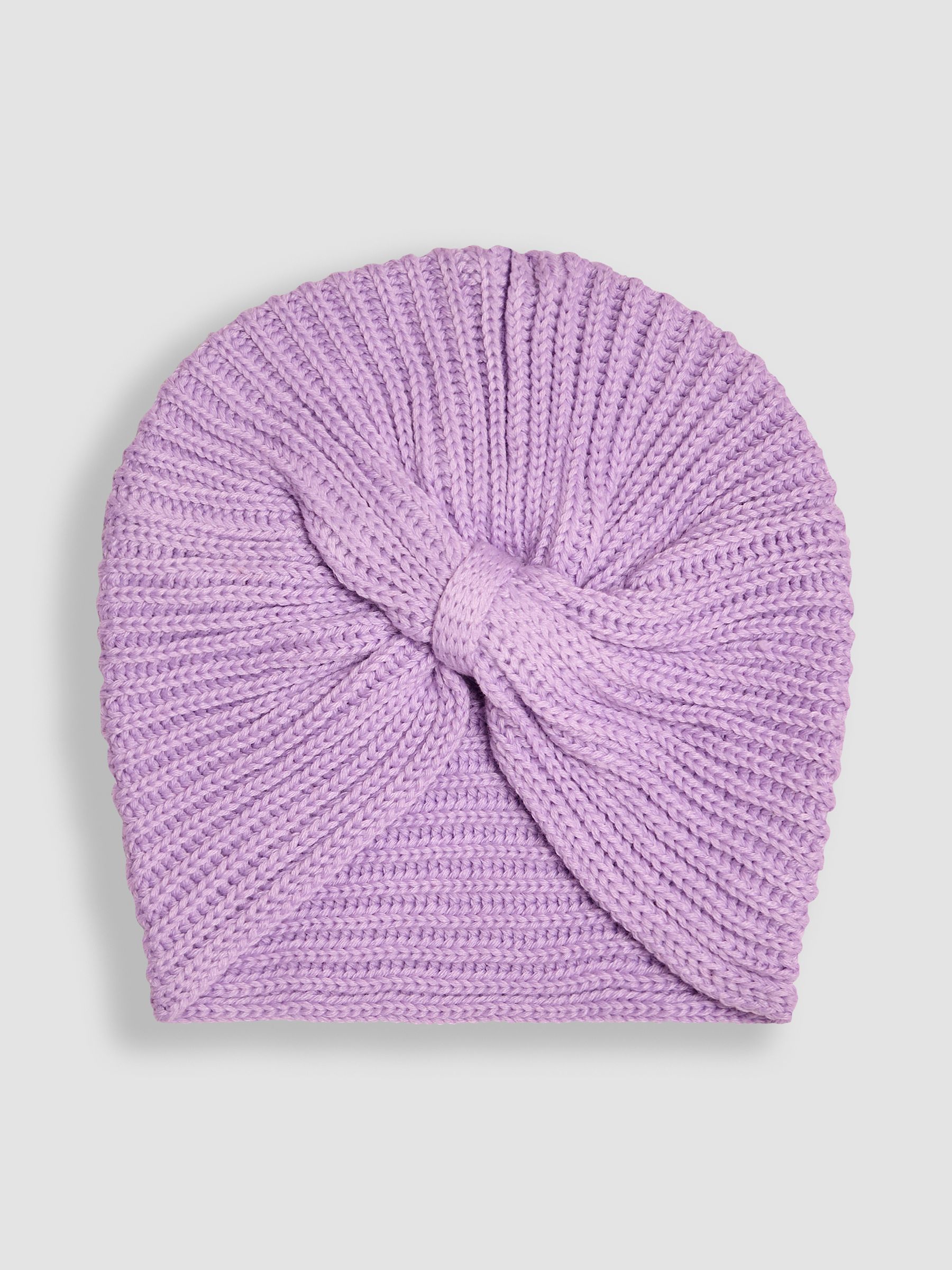 Lilac Knitted Turban - Image 1 of 3