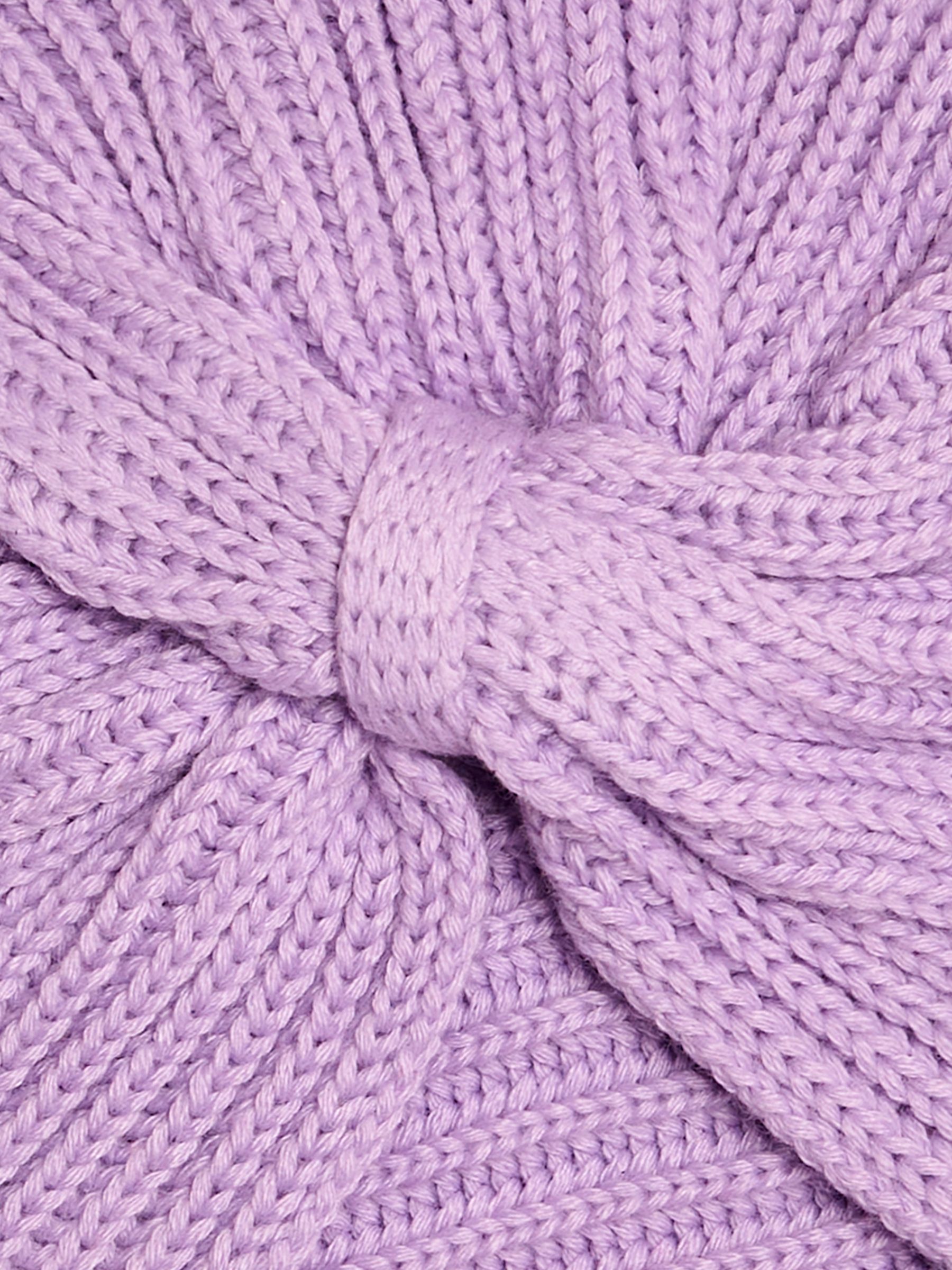 Lilac Knitted Turban - Image 3 of 3