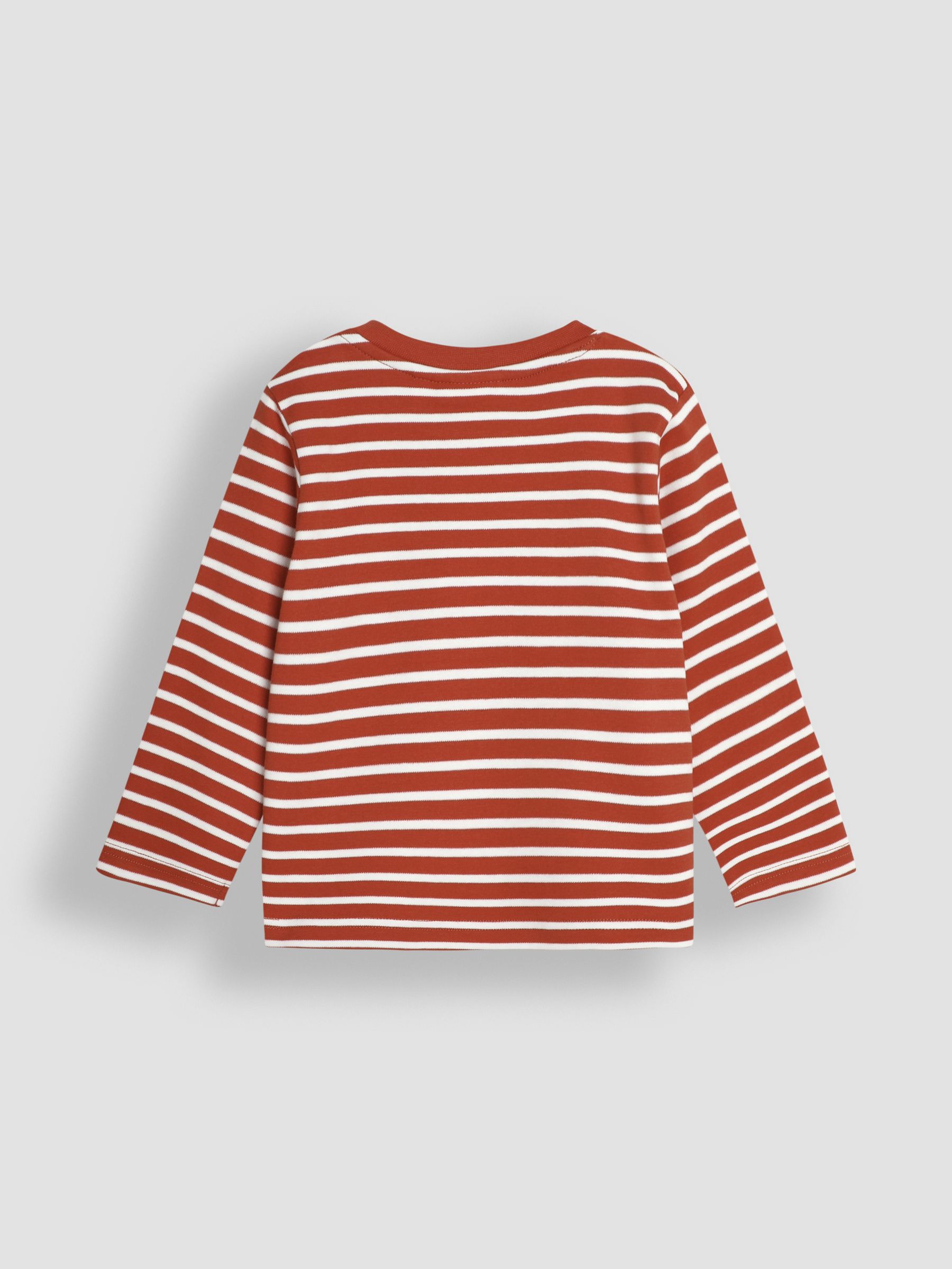 Green Highland Cow Print & Stripe Long Sleeve 2-Pack Tops - Image 5 of 5