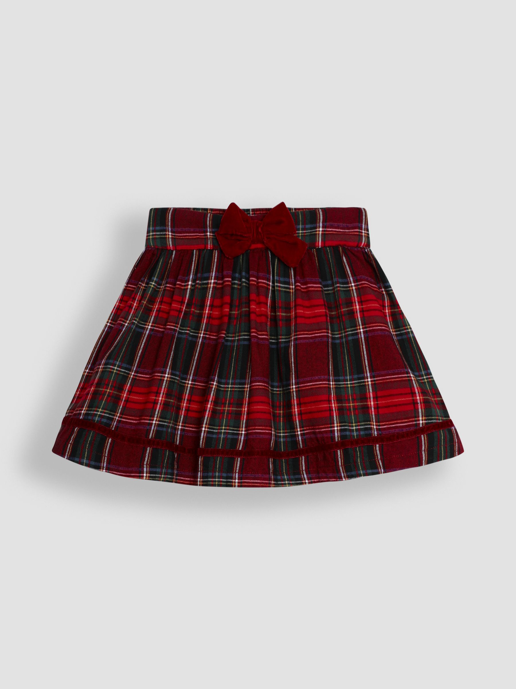 Red Christmas Tartan Blouse and Skirt Set - Image 6 of 6