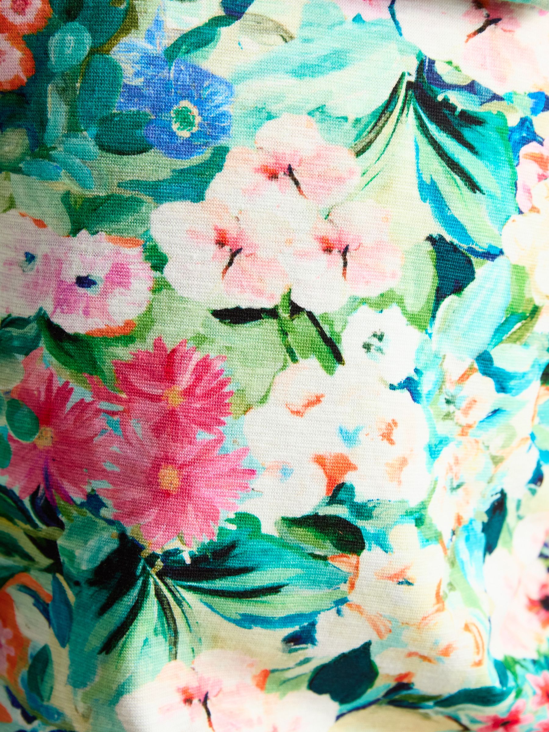 Marlston Floral Cotton Rich Slim Fit Hoodie - Image 6 of 7
