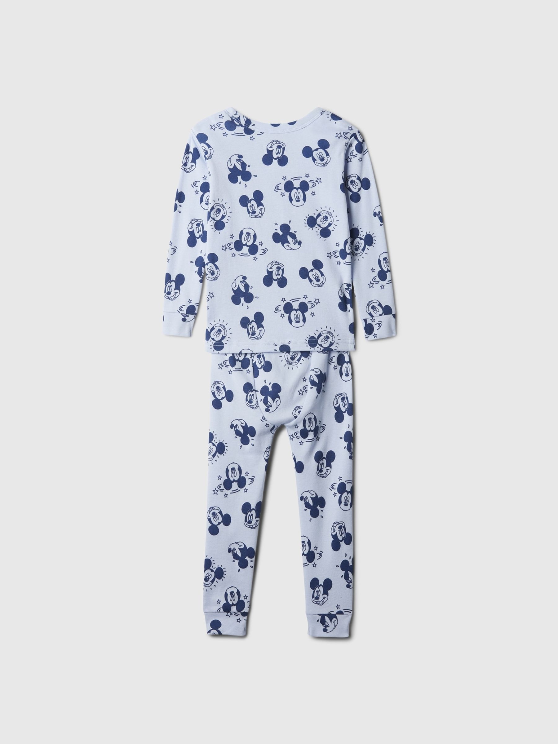 Blue Disney Mickey Mouse & Friends Cotton Long Sleeve Pyjamas (12mths-5yrs) - Image 2 of 3