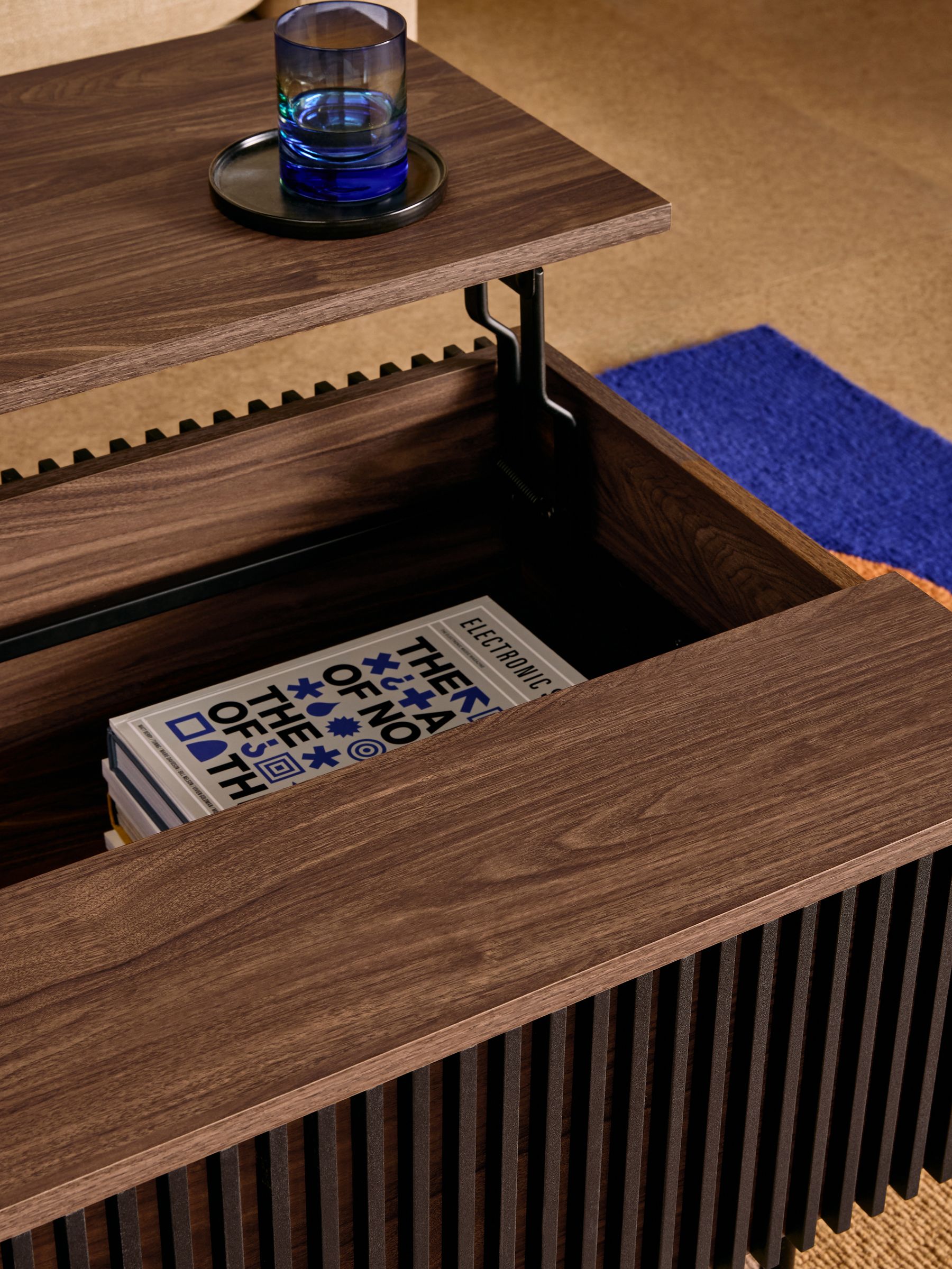 Blaze Coffee Table in Dark Brown - Image 4 of 6