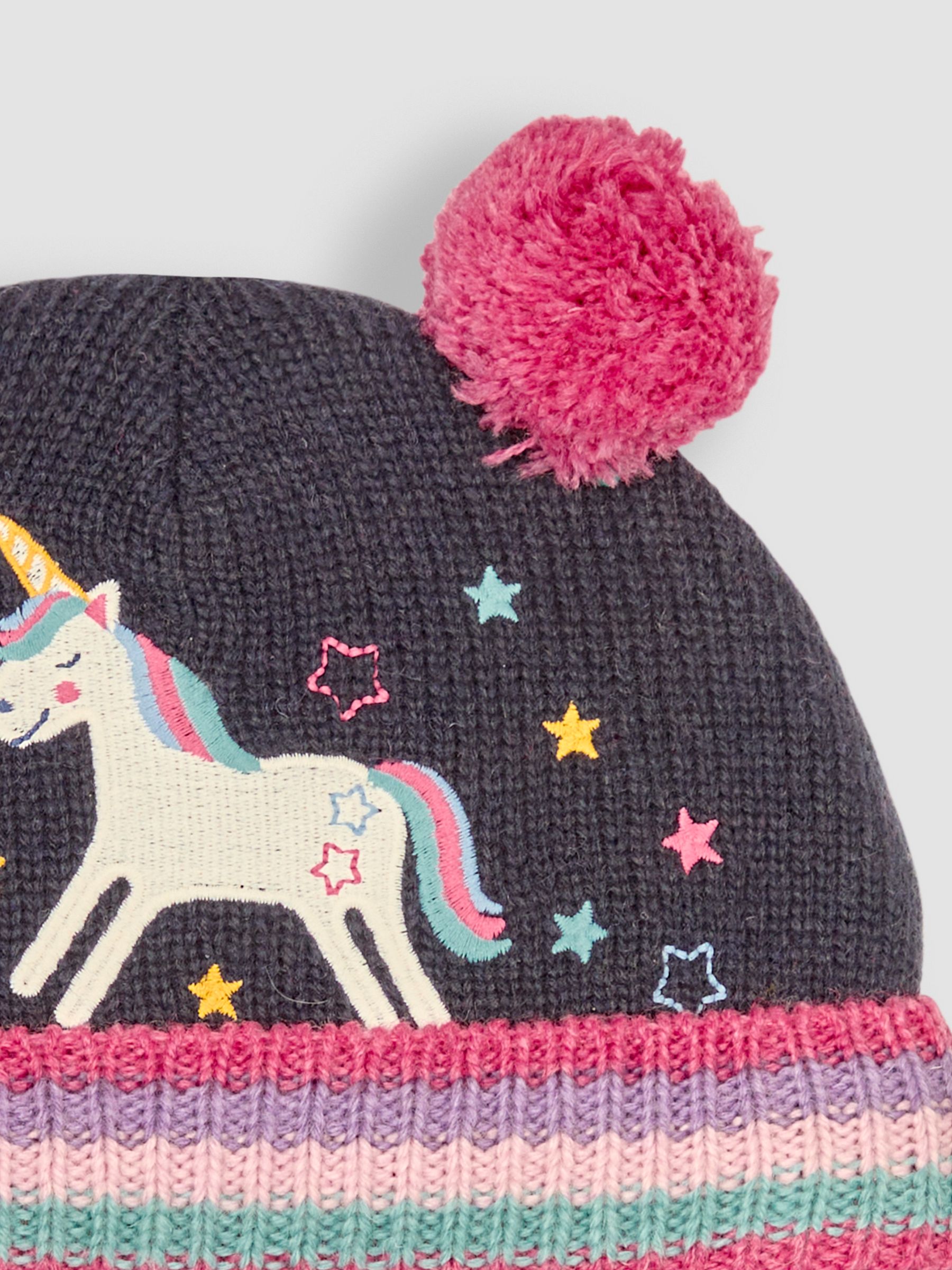 Navy Unicorn Applique Hat - Image 3 of 3