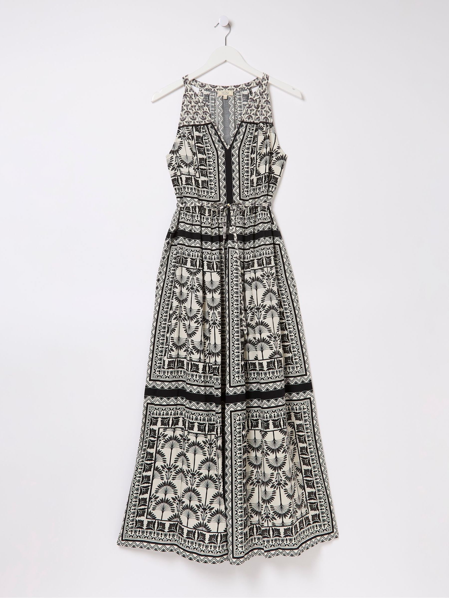 Maya Black Palace Scarf Maxi Dress - Image 9 of 9