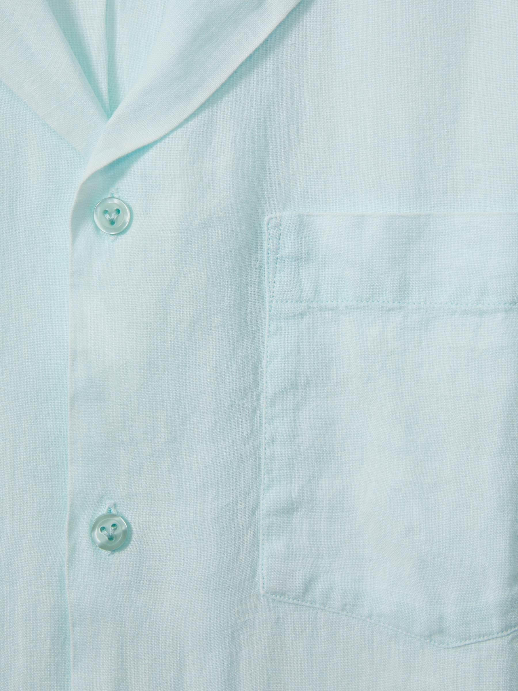 Vilebrequin Linen Shirt in Thalassa Blue Print - Image 2 of 6