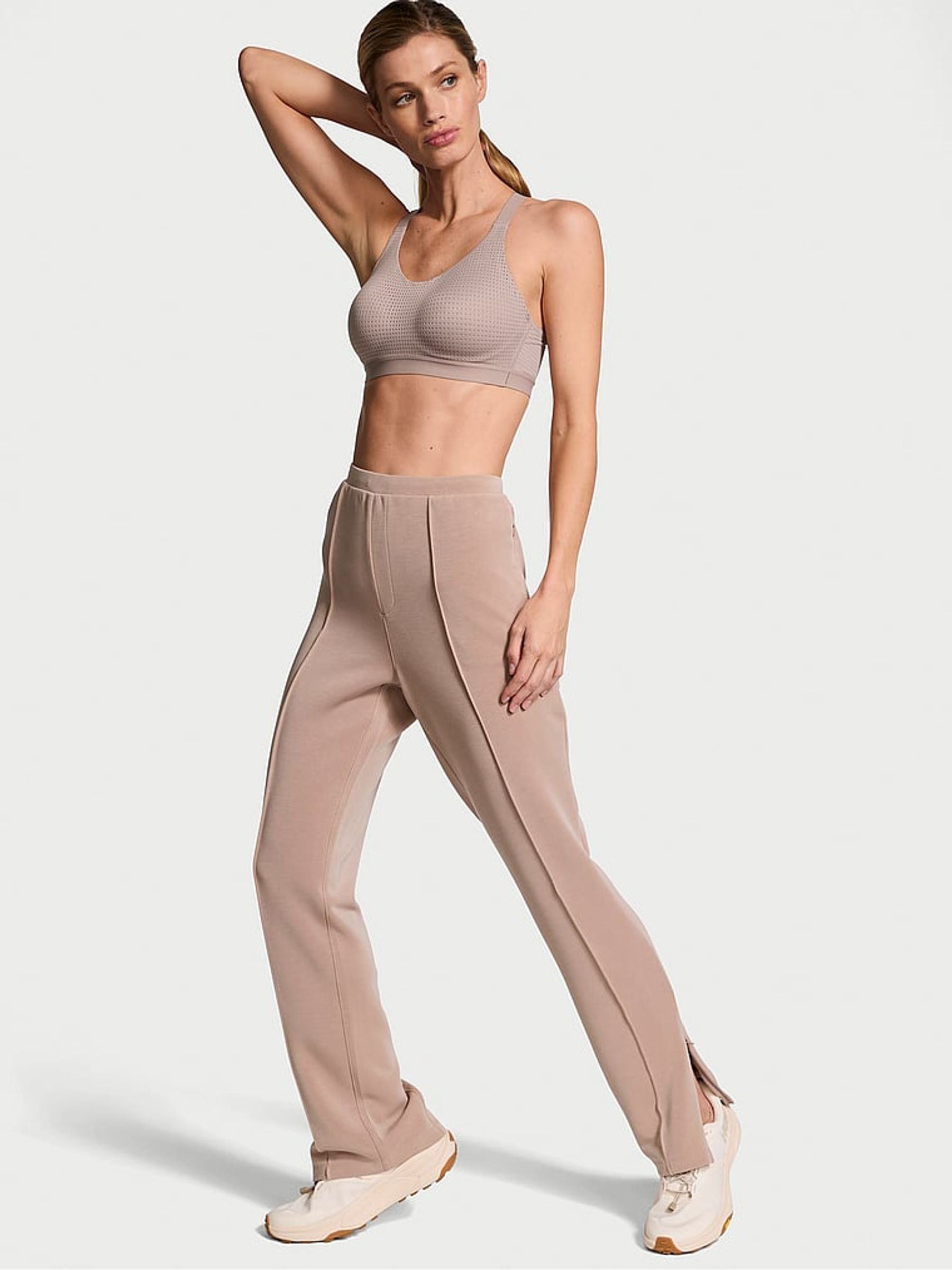 Candelight Rose Nude Regular Featherweight Knit Joggers - Image 1 of 3