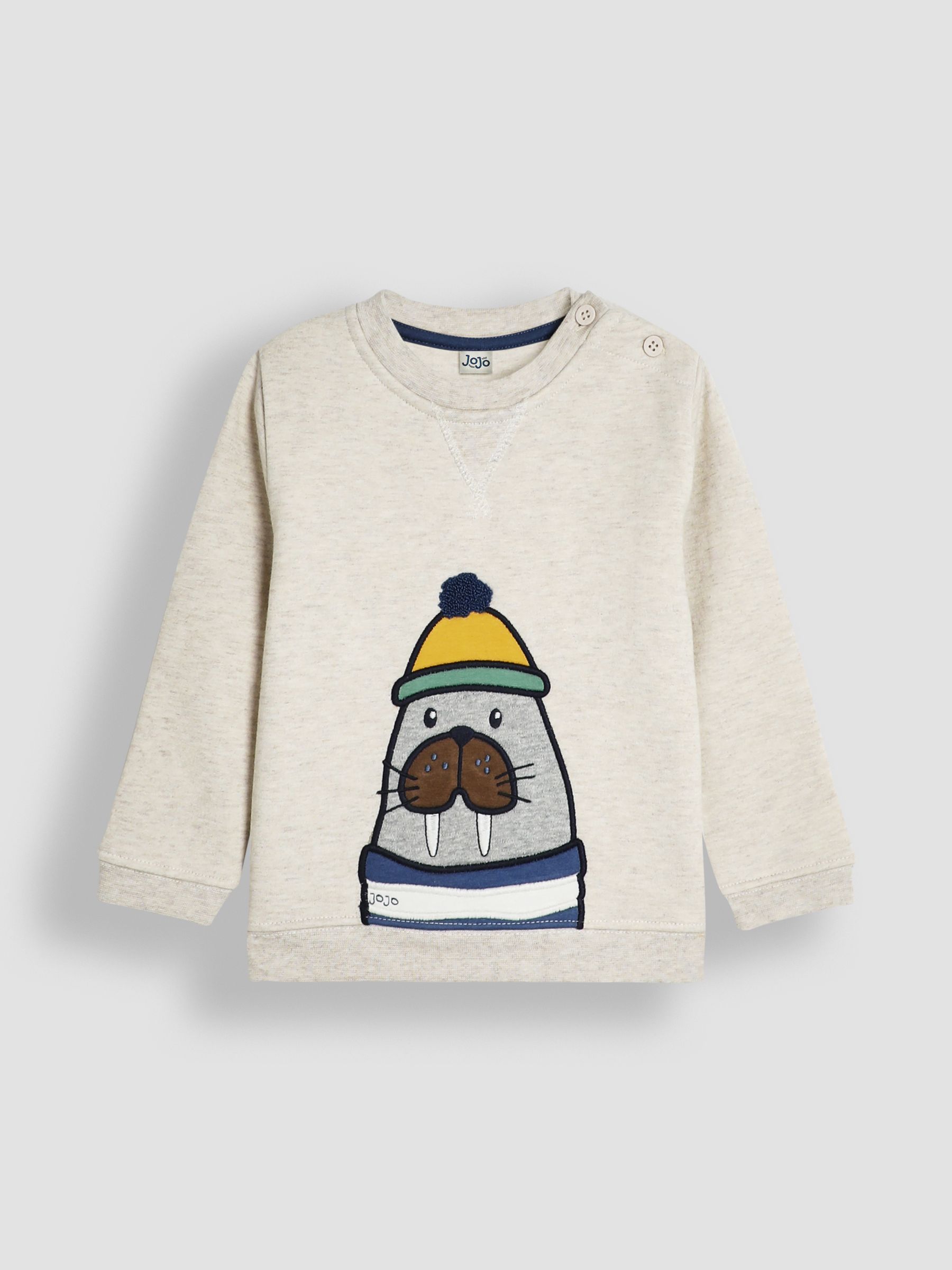 Natural Appliqué Sweatshirt - Image 1 of 3