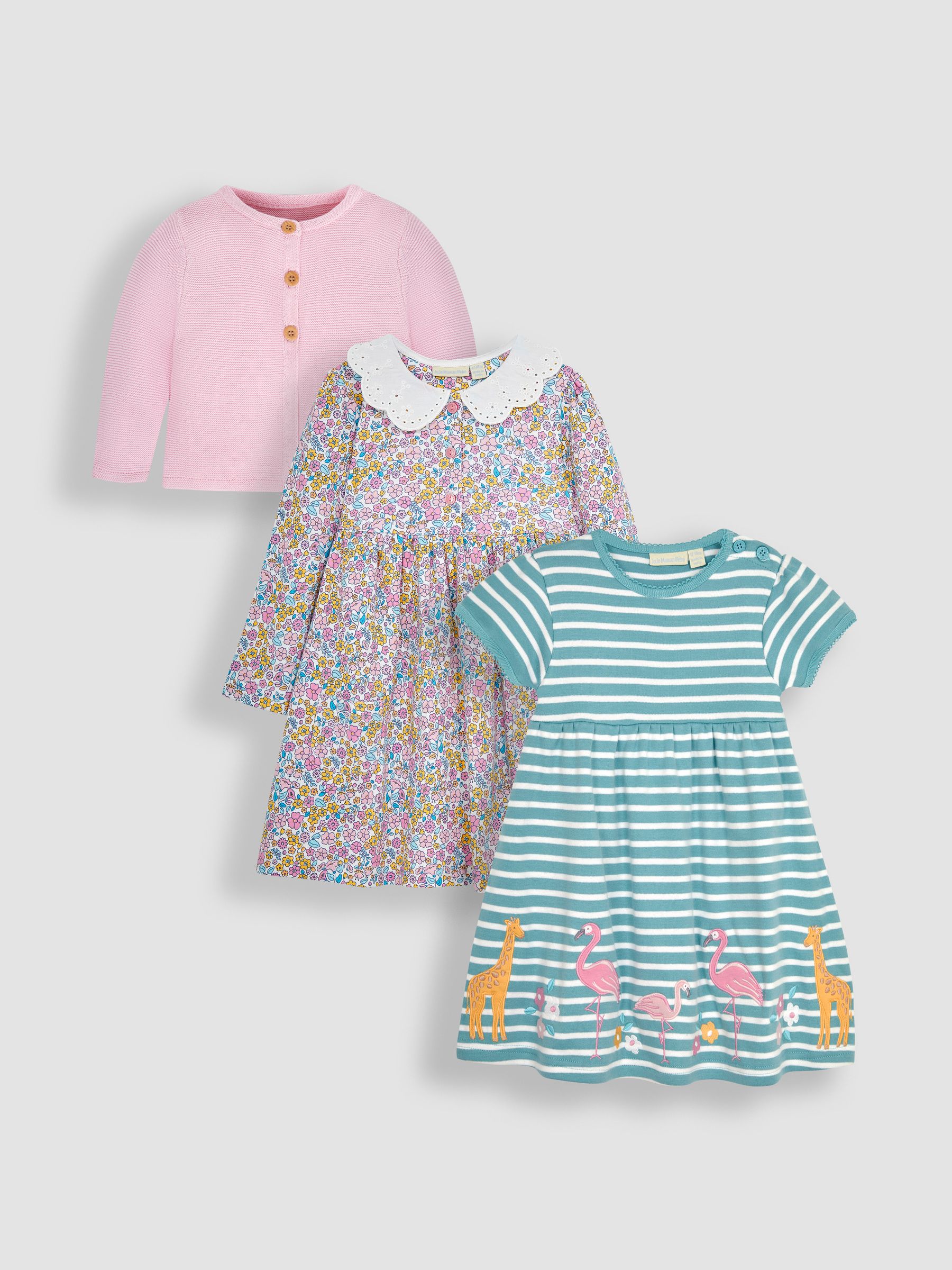 Pink 3-Piece Safari Favourites Pack Set - Image 1 of 1