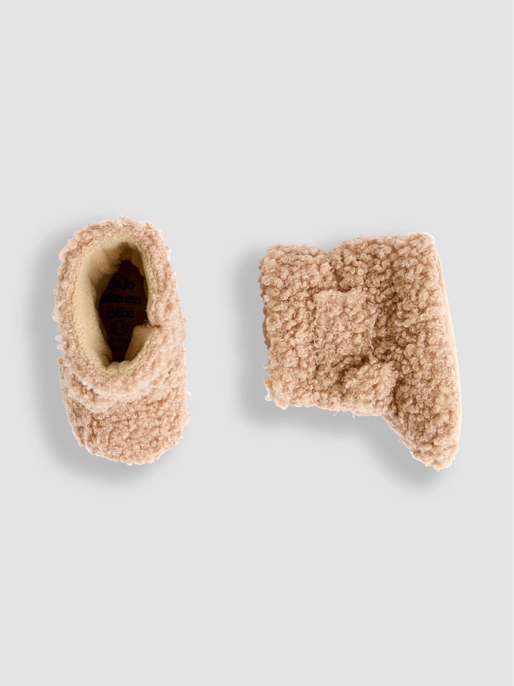 Light Brown Borg Booties - Image 3 of 4