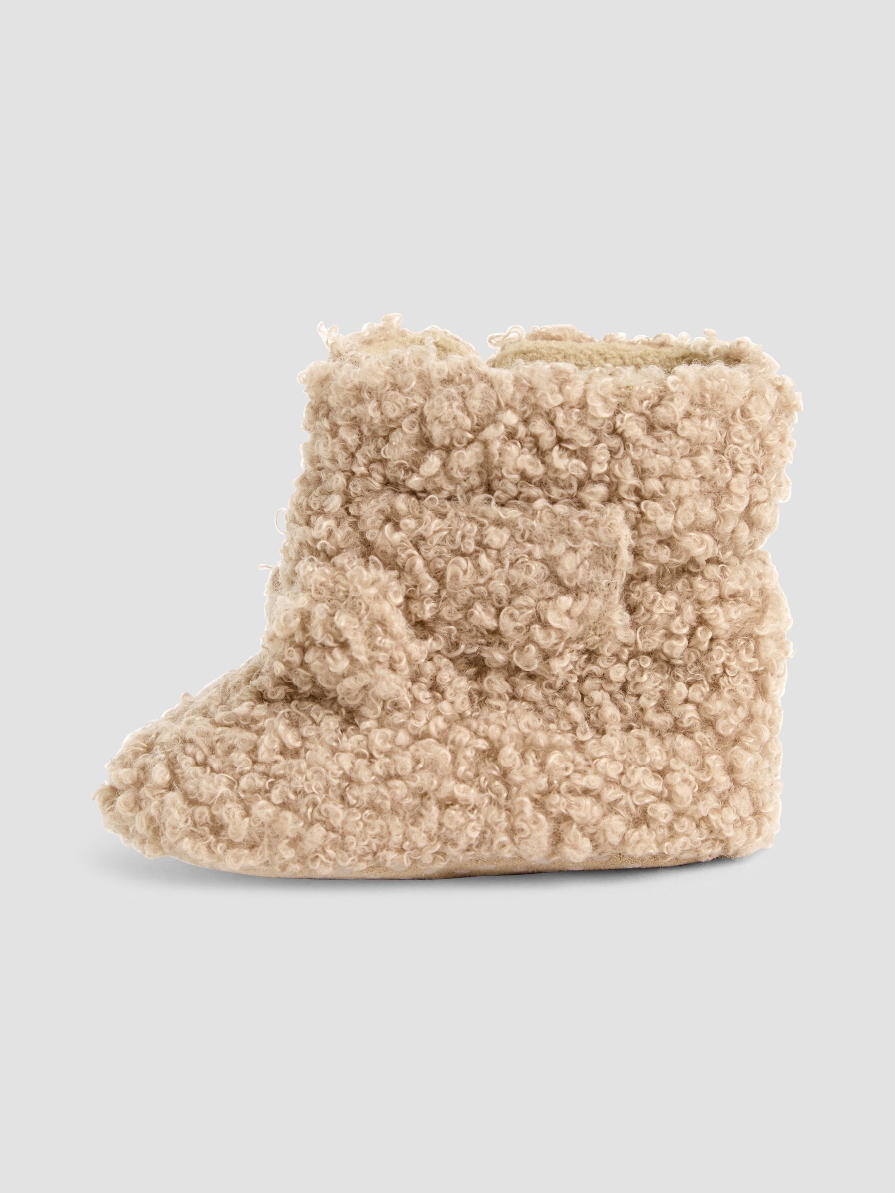 Light Brown Borg Booties - Image 4 of 4