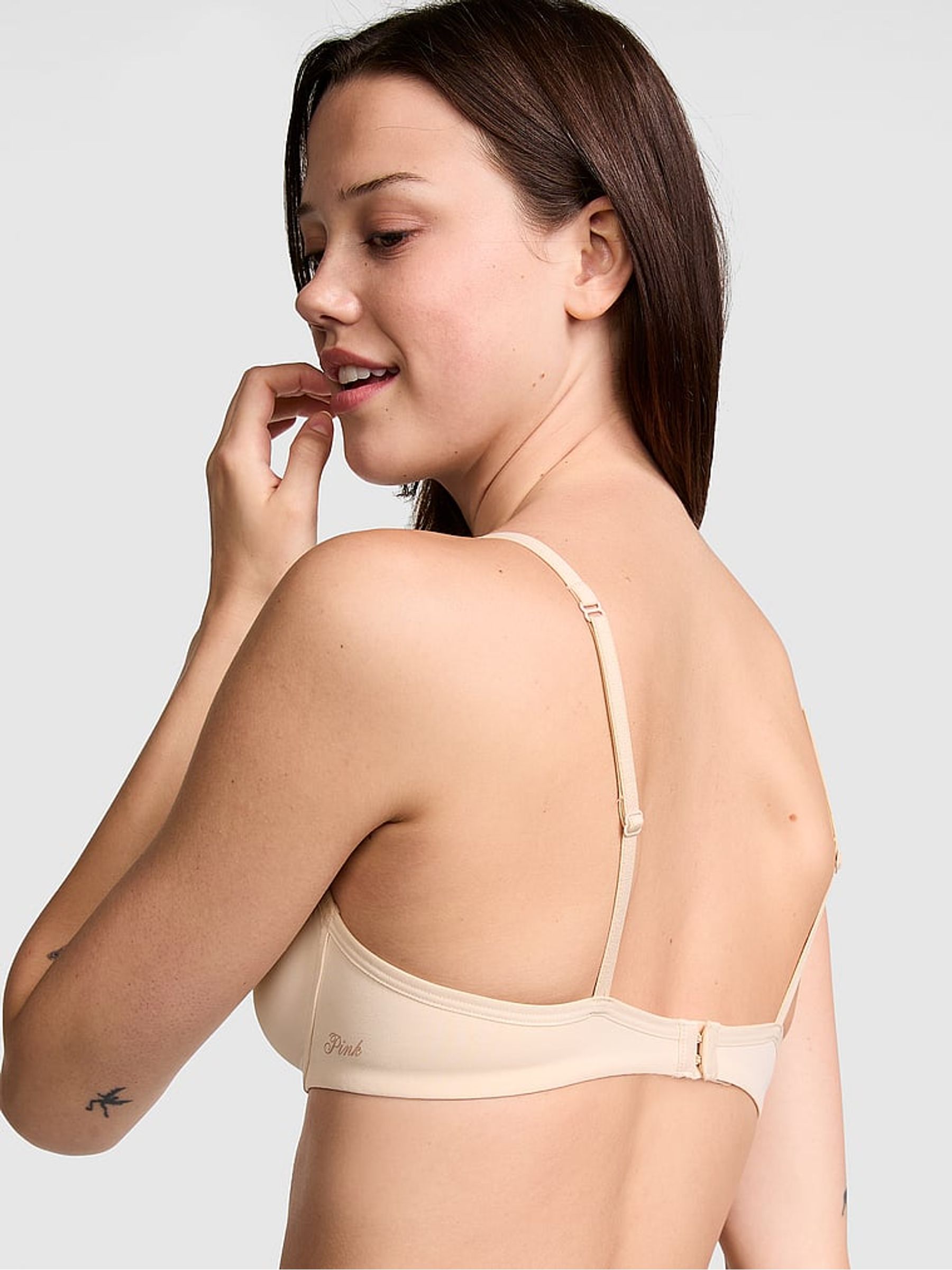 Nude Marzipan Soft Stretch Unlined Scoop Bra - Image 2 of 3