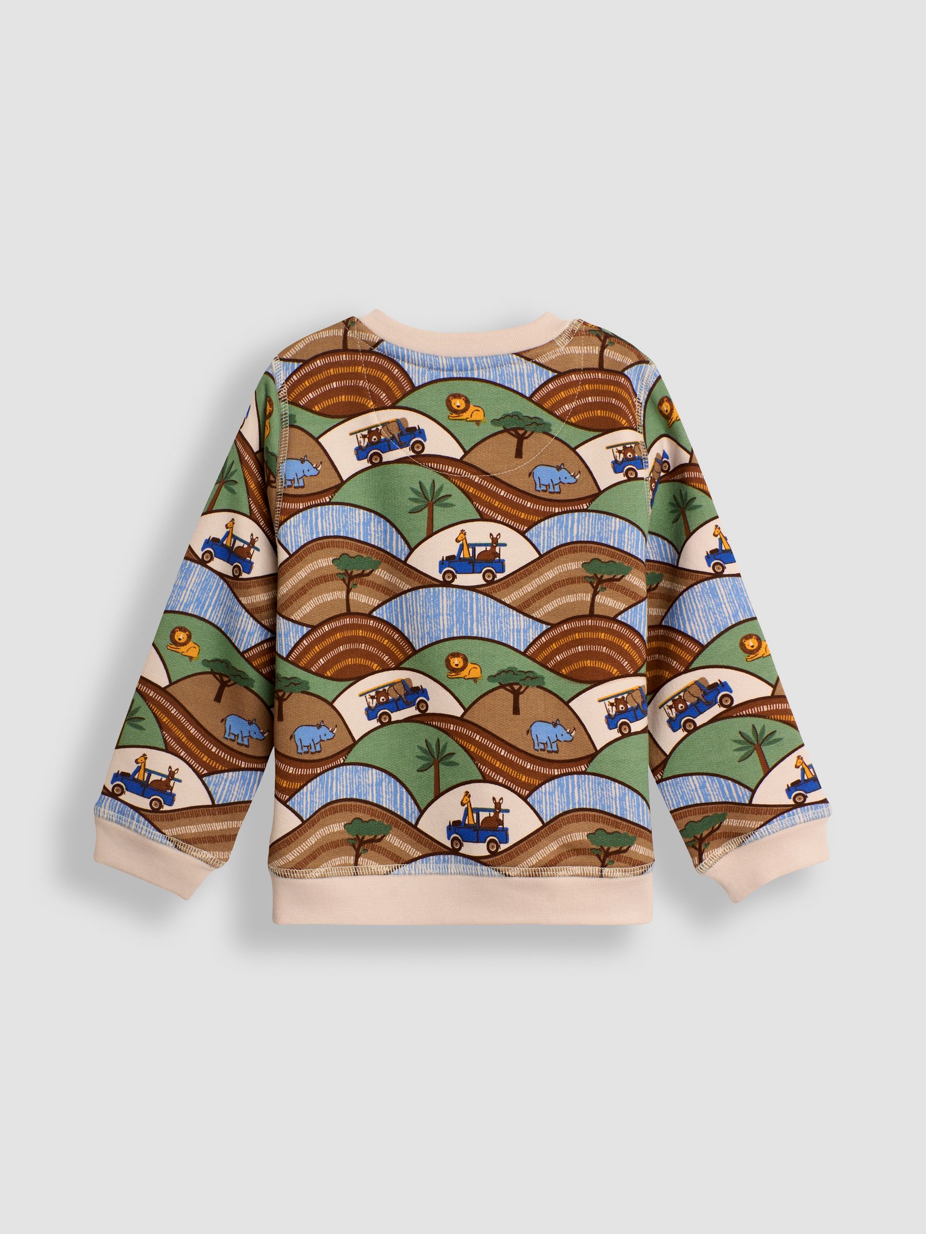 Stone Safari Scene Print Sweatshirt - Image 2 of 5