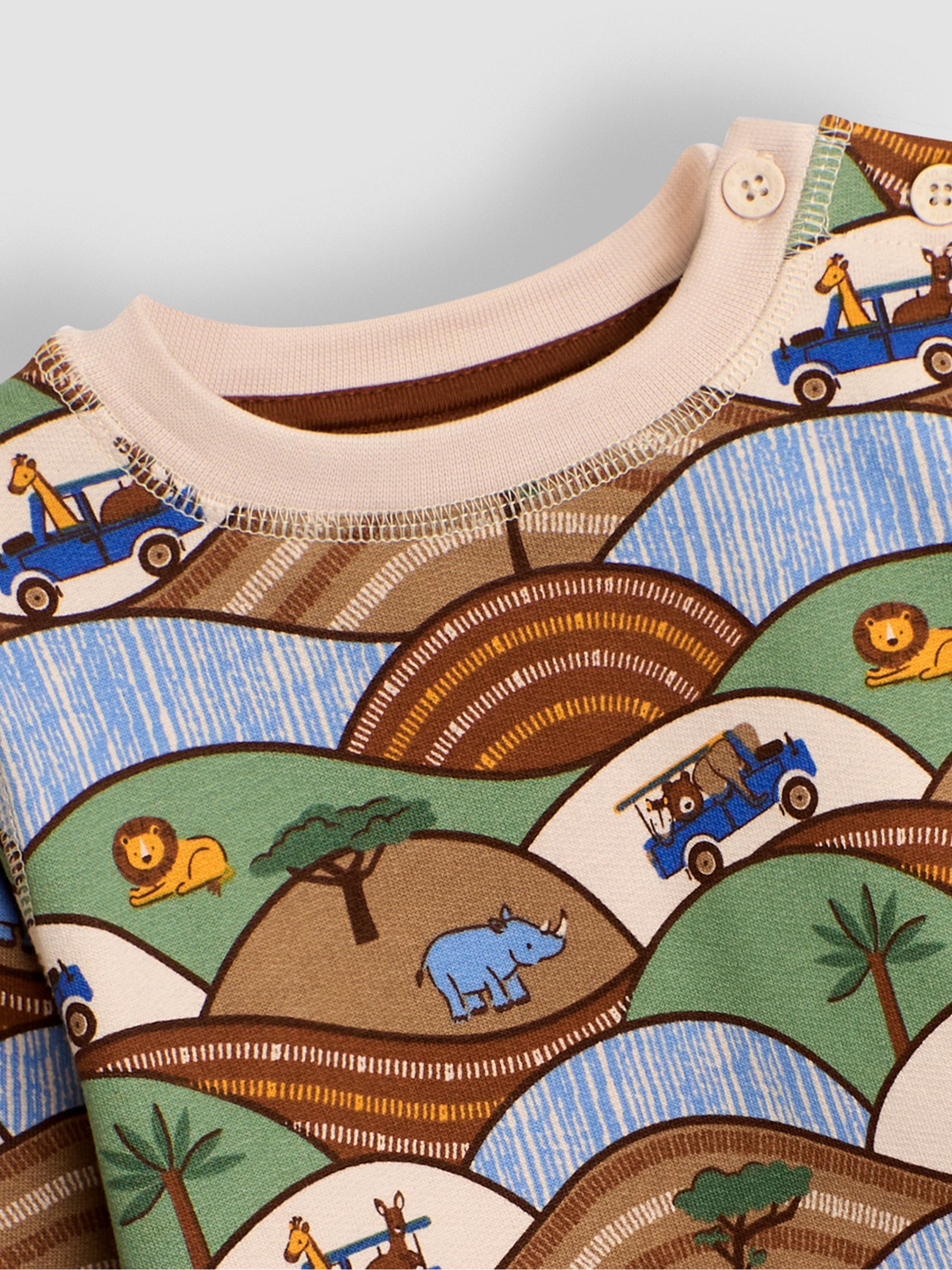 Stone Safari Scene Print Sweatshirt - Image 3 of 5
