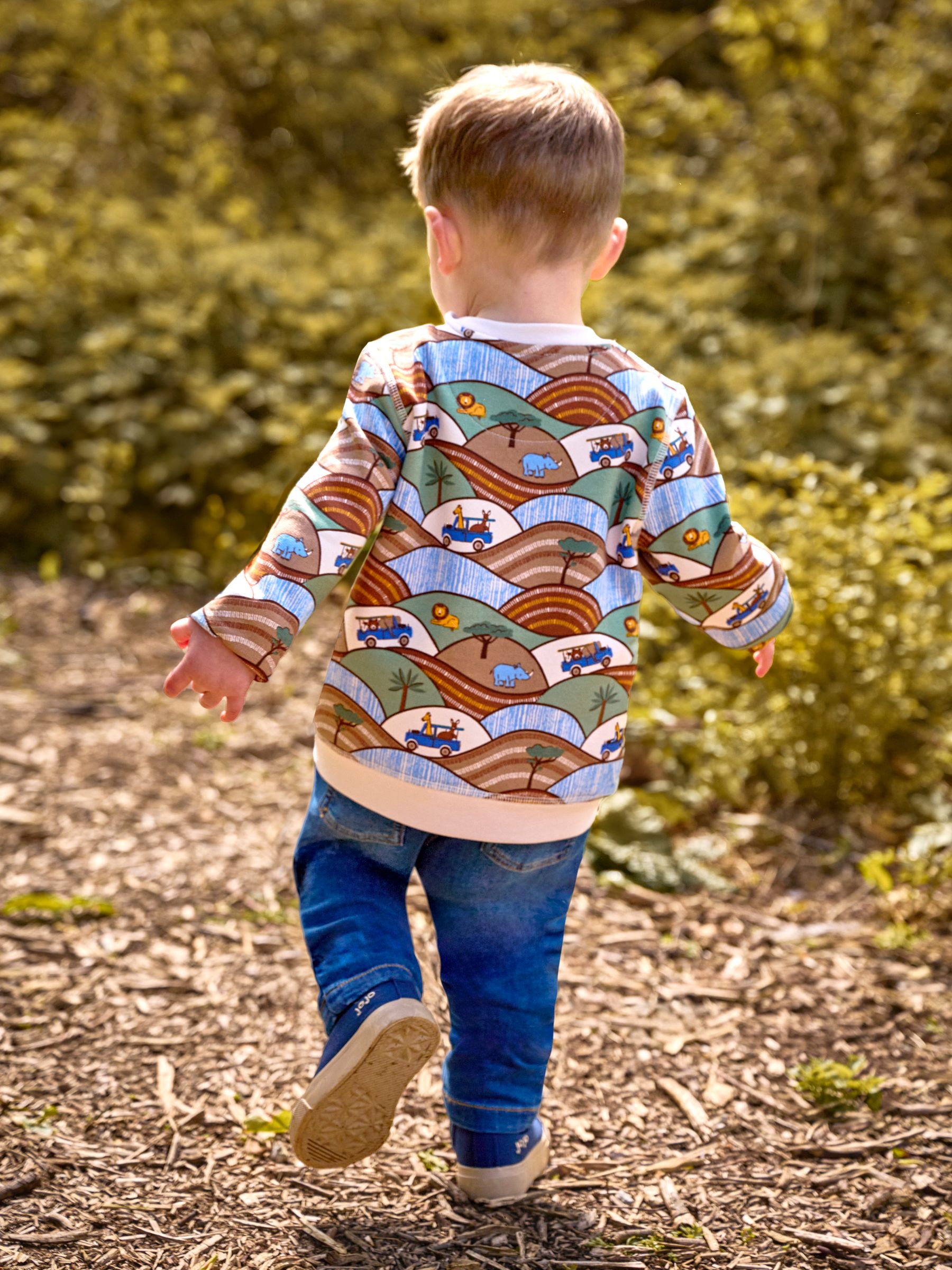 Stone Safari Scene Print Sweatshirt - Image 5 of 5