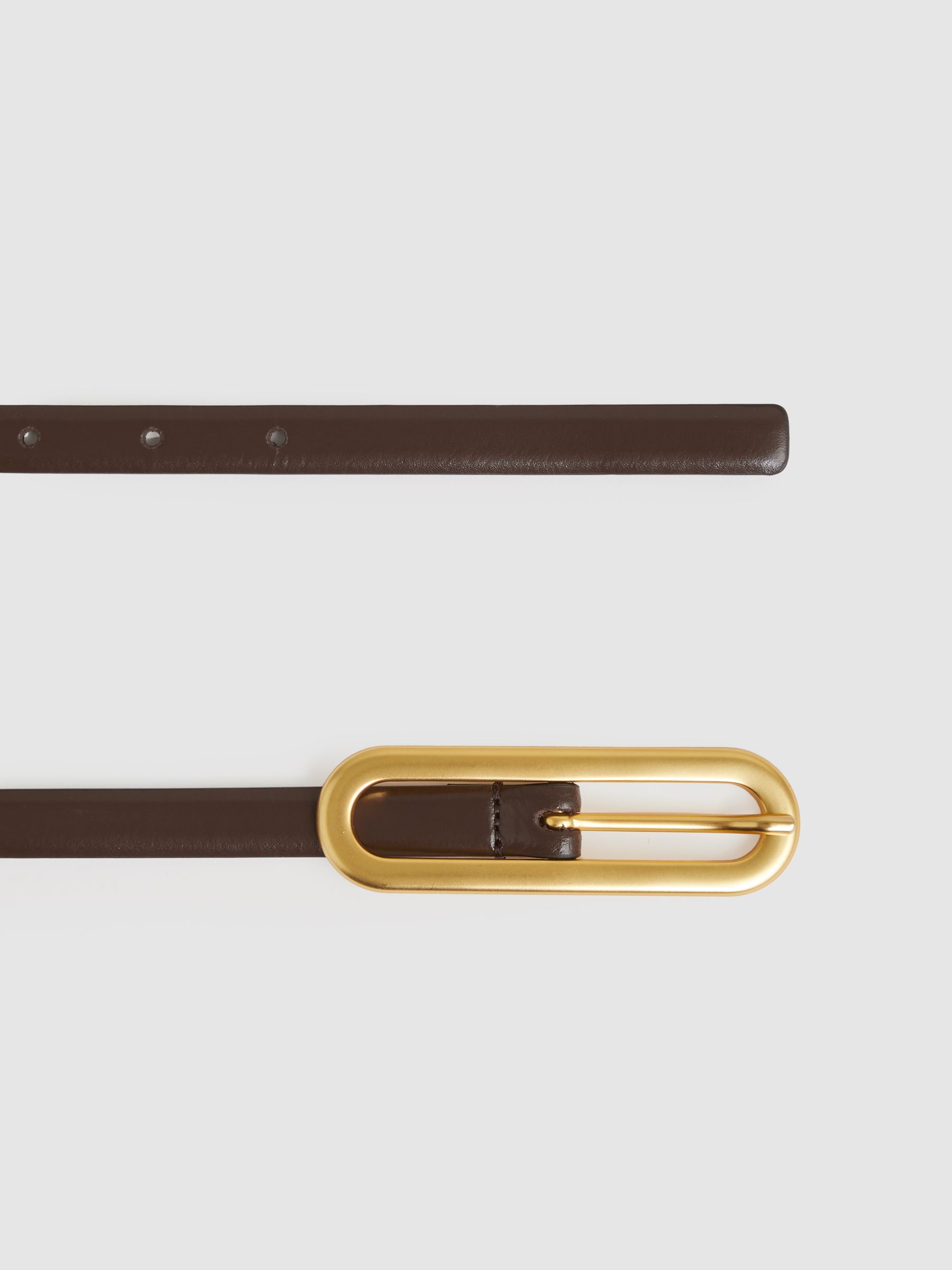 A&S アイボリー Thin buckle belt M A&S アイボリー Thin buckle belt M Buy White Belt Thin