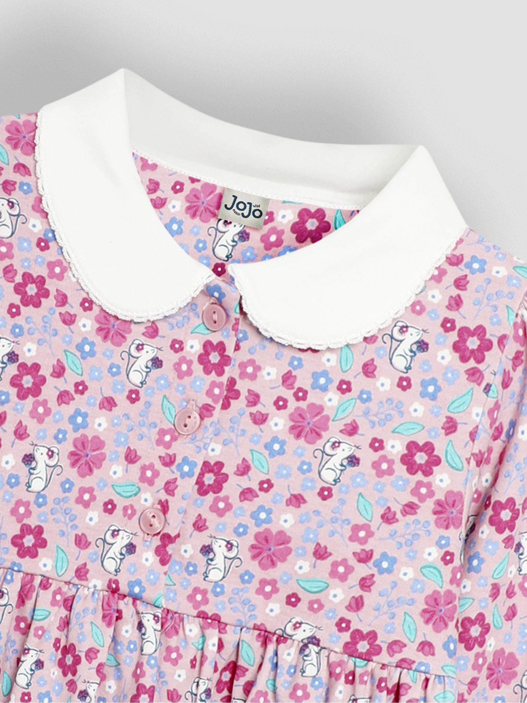 Pink Mouse Floral Peter Pan Dress - Image 3 of 3