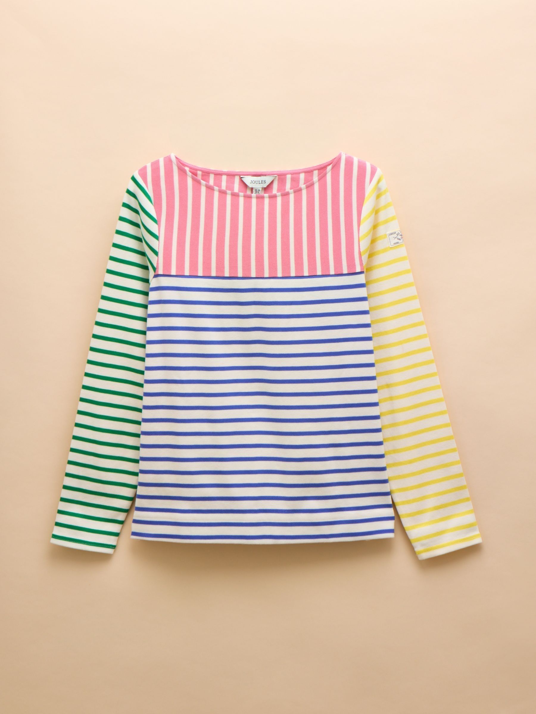 Harbour Multi Hotchpotch Boat Neck Breton Top - Image 6 of 6