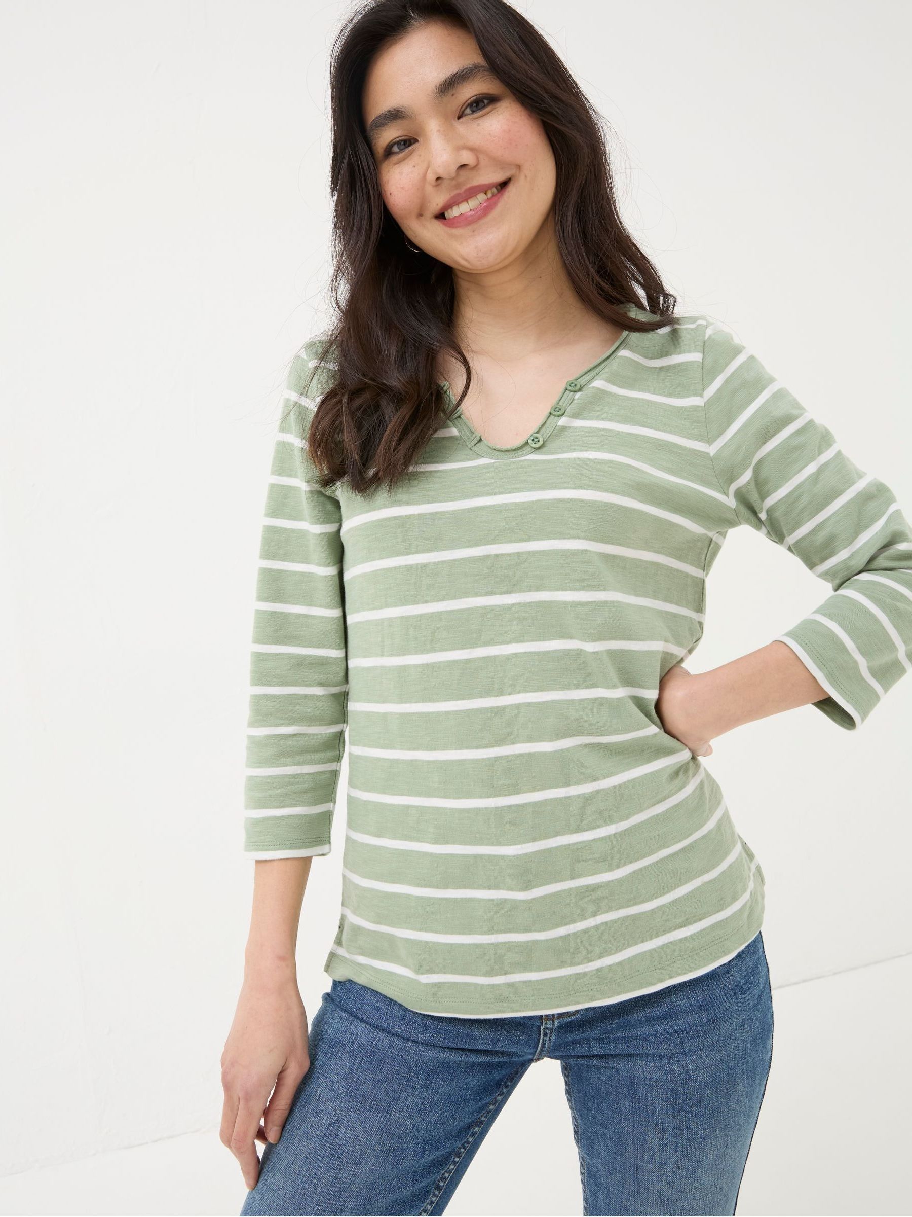 Green Stripe Porter T-Shirt - Image 1 of 5