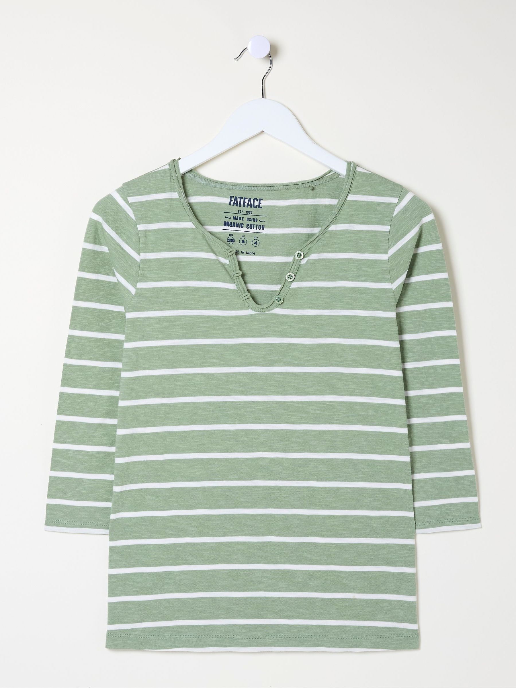 Green Stripe Porter T-Shirt - Image 5 of 5 Green Stripe Porter T-Shirt - Image 5 of 5