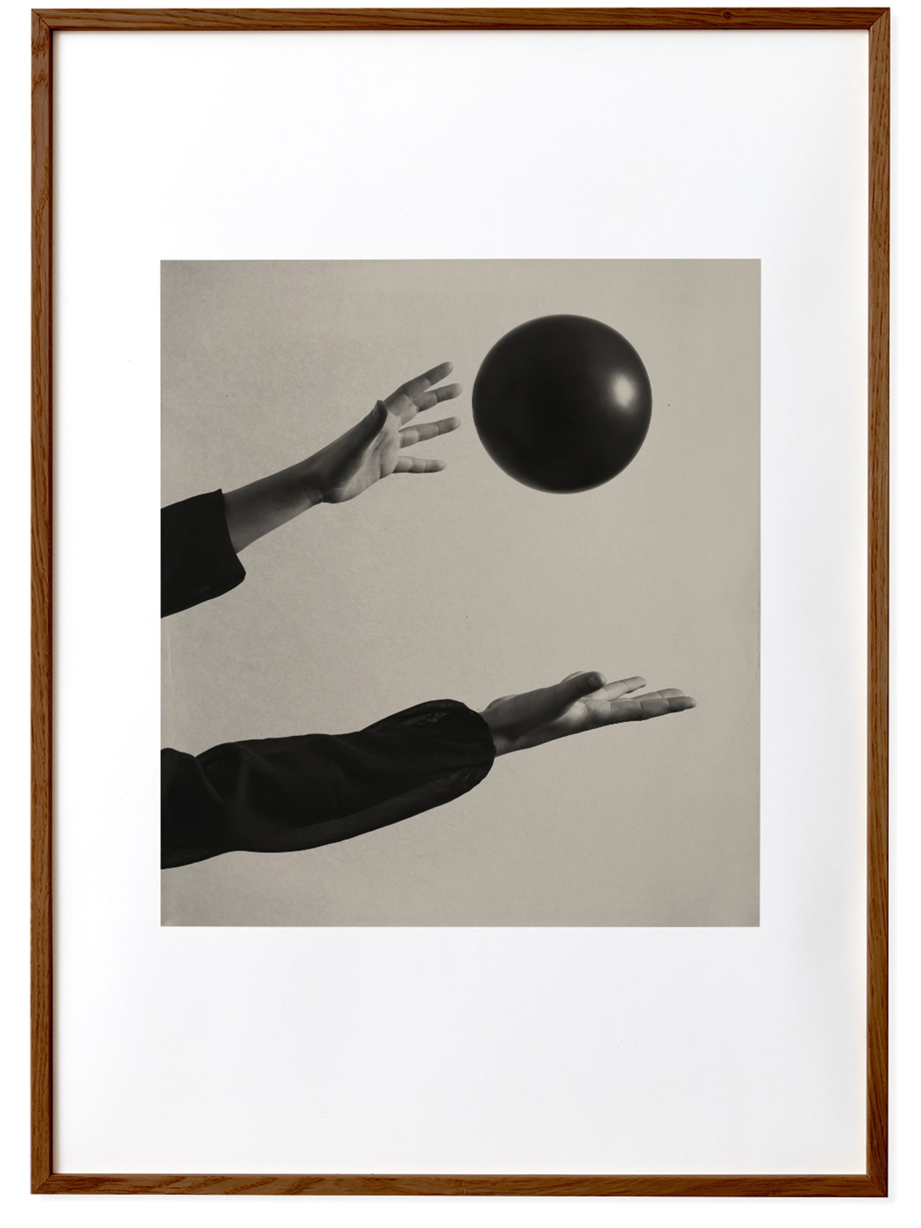 Paper Collective Black Play I Framed Wall Art Print in Dark Oak Frame - Image 3 of 3
