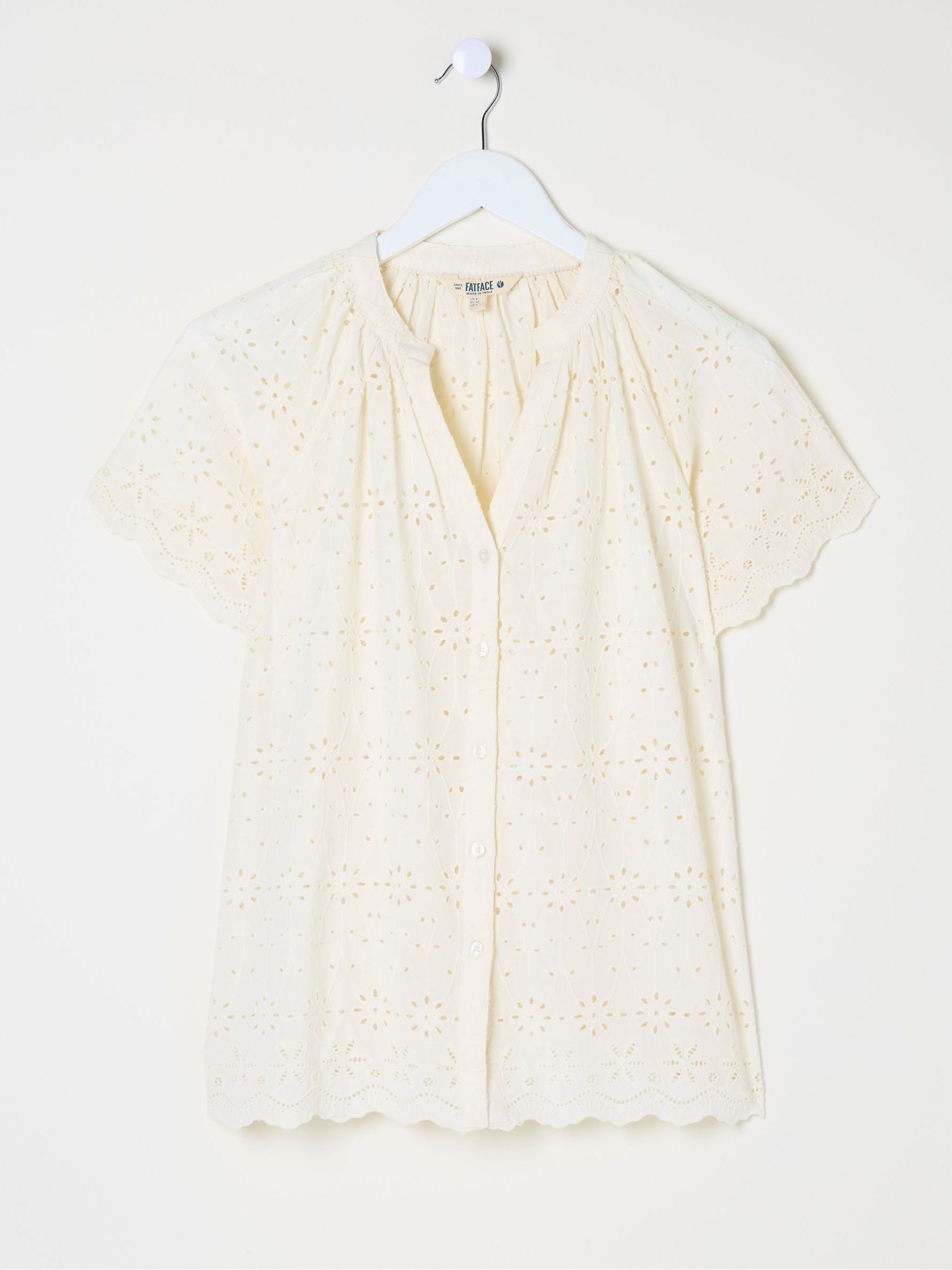 Willow White Broderie Blouse - Image 5 of 5
