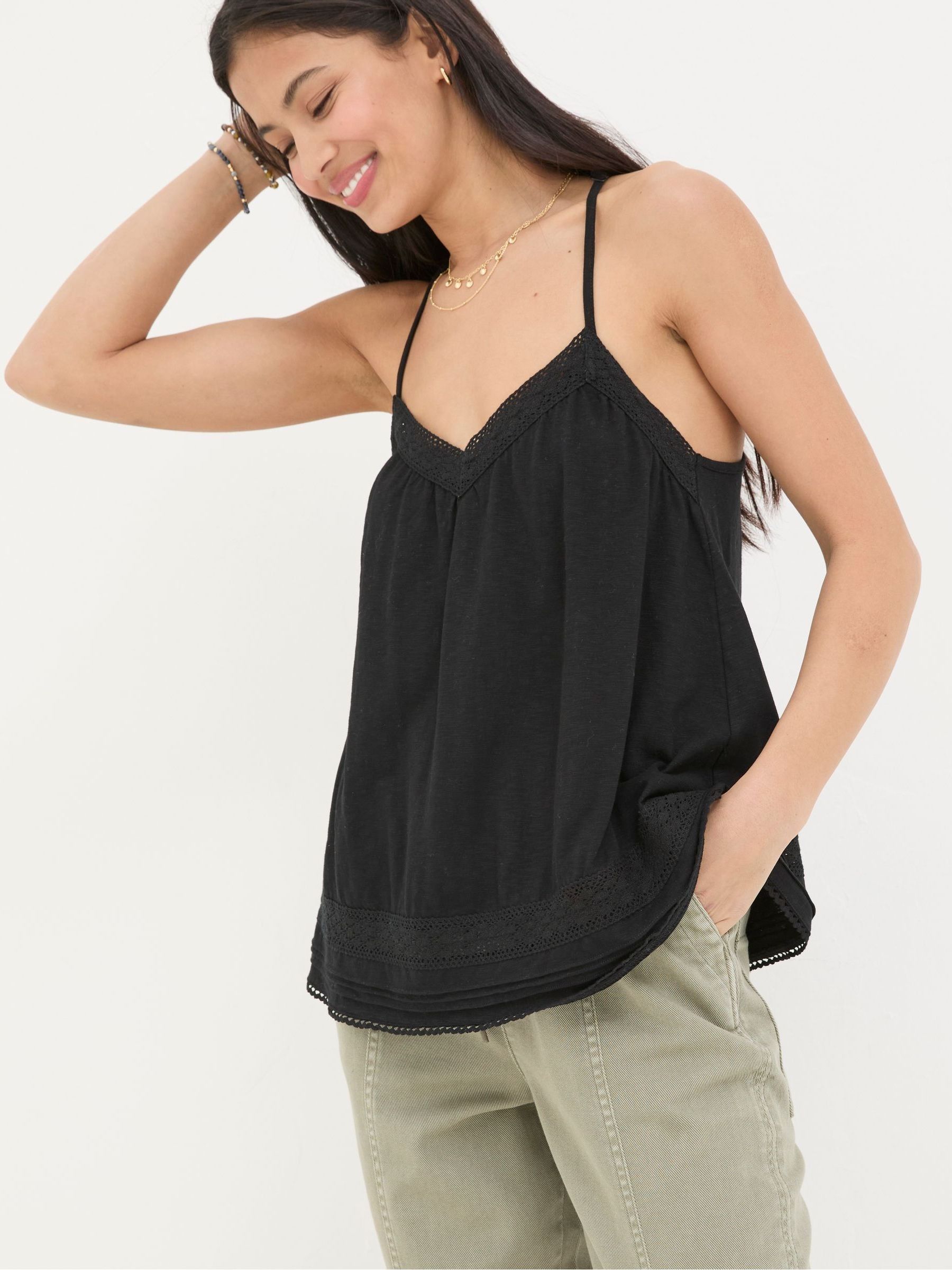 Tina Black Cami - Image 1 of 4